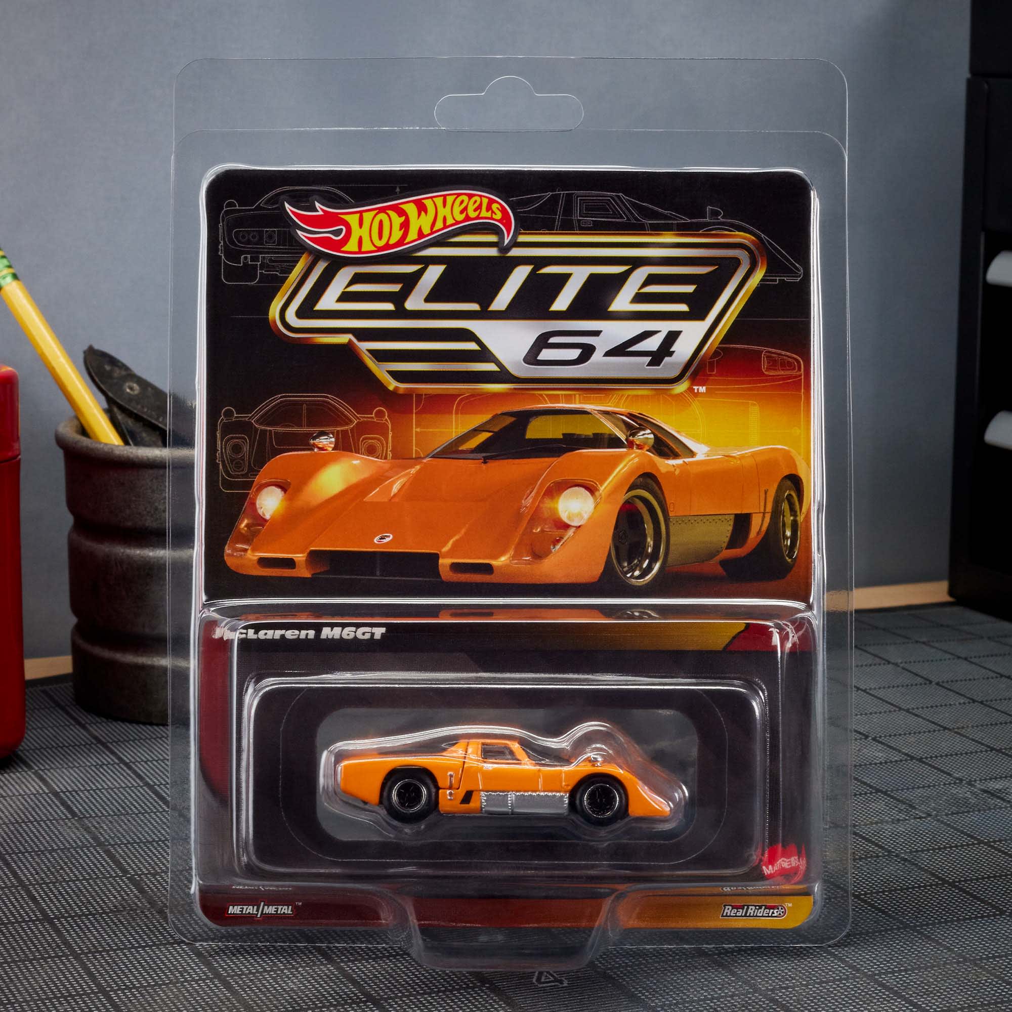 Mattel Creations Hot Wheels Elite 64 McLaren M6GT
