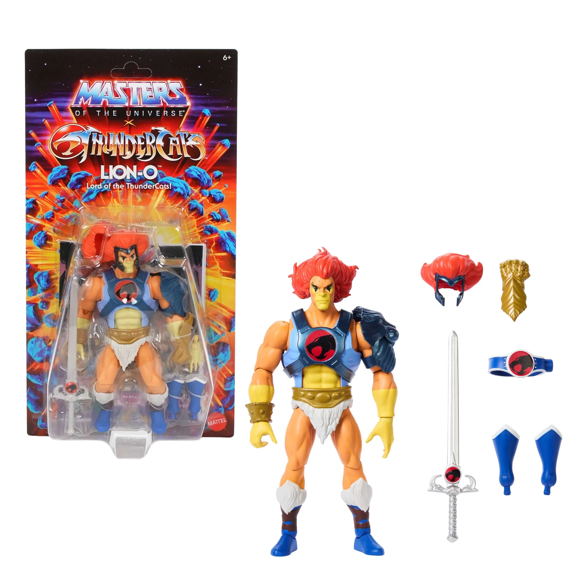 Mattel Creations Masters of the Universe x ThunderCats Origins Lion-O Action Figure