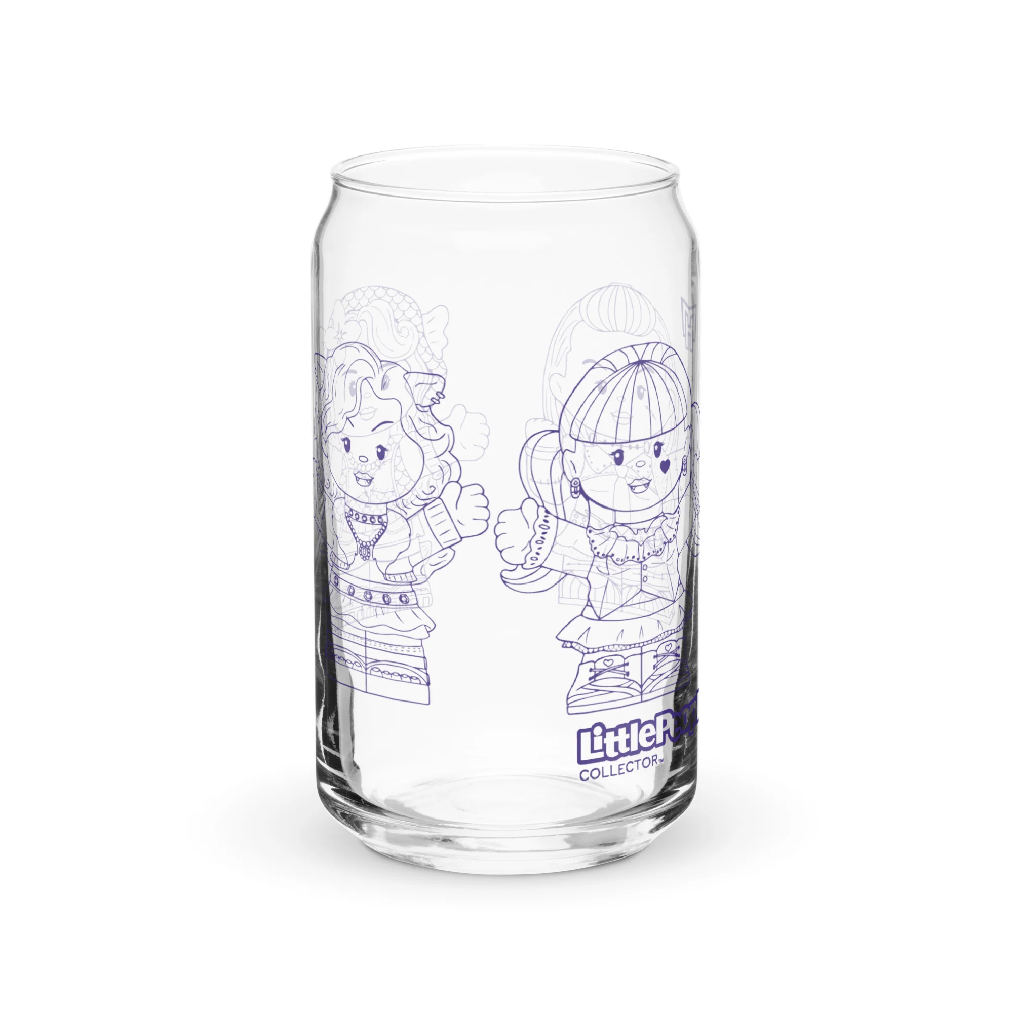 Mattel Creations Little People Collector Monster High Clear Glass