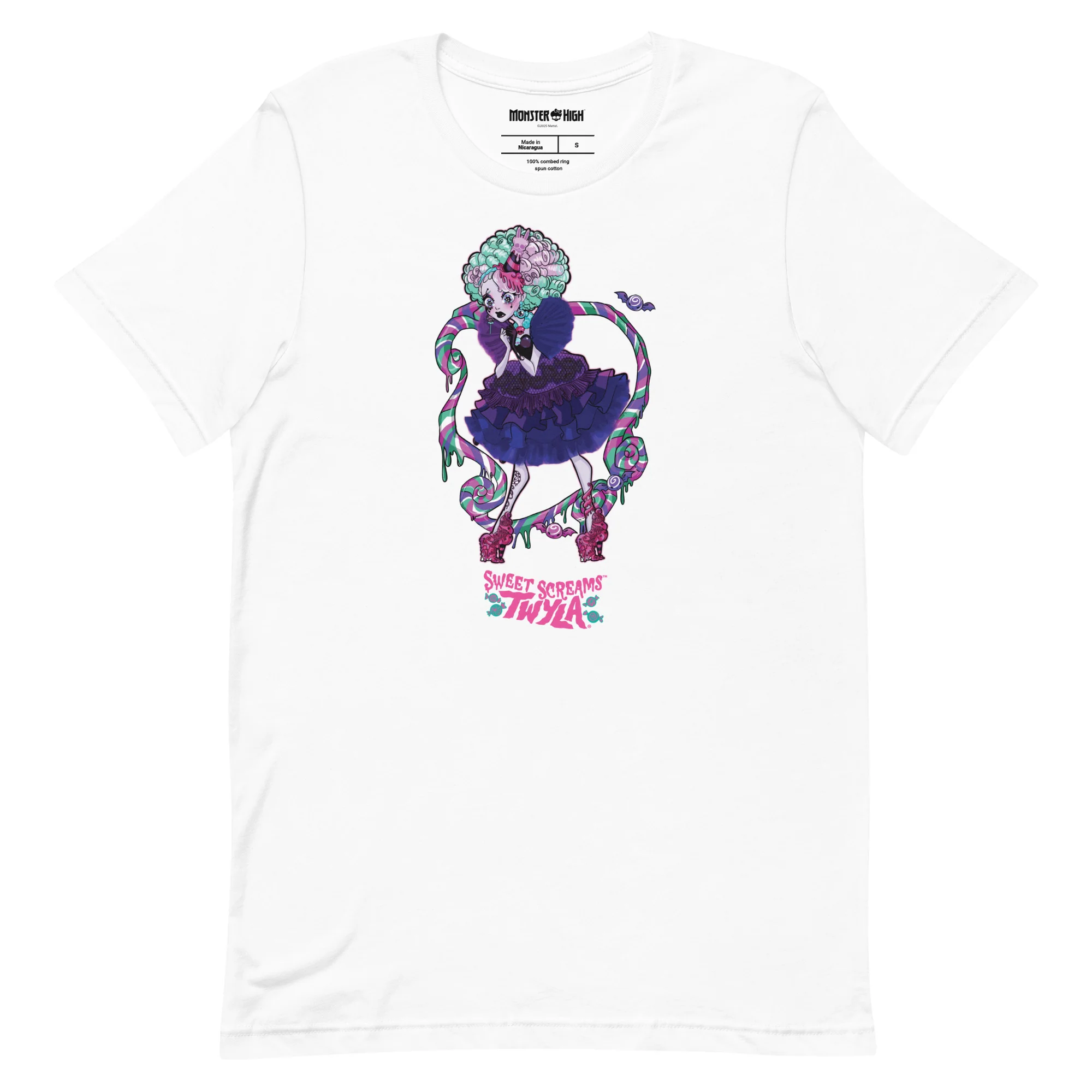 Mattel Creations Monster High Sweet Scream Twyla White T-Shirt