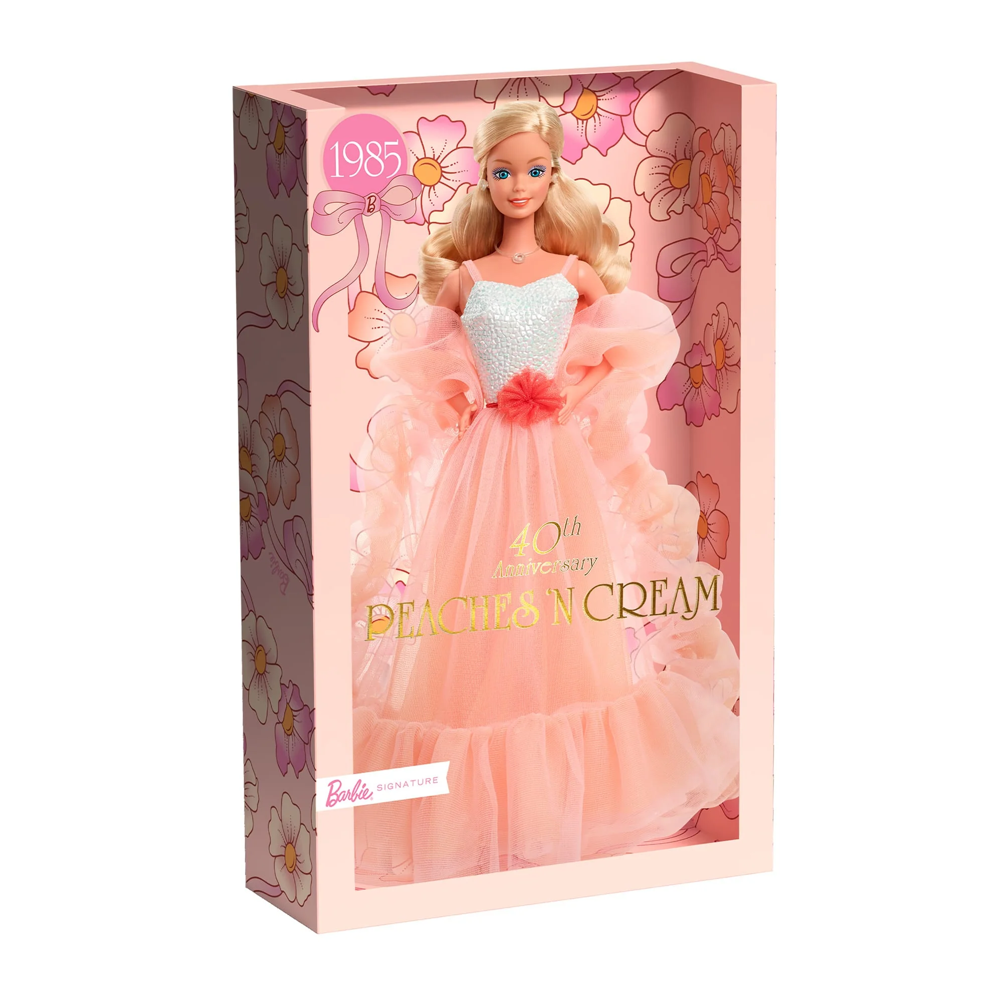 Mattel Creations Peaches 'n Cream Barbie Doll, Blonde Hair
