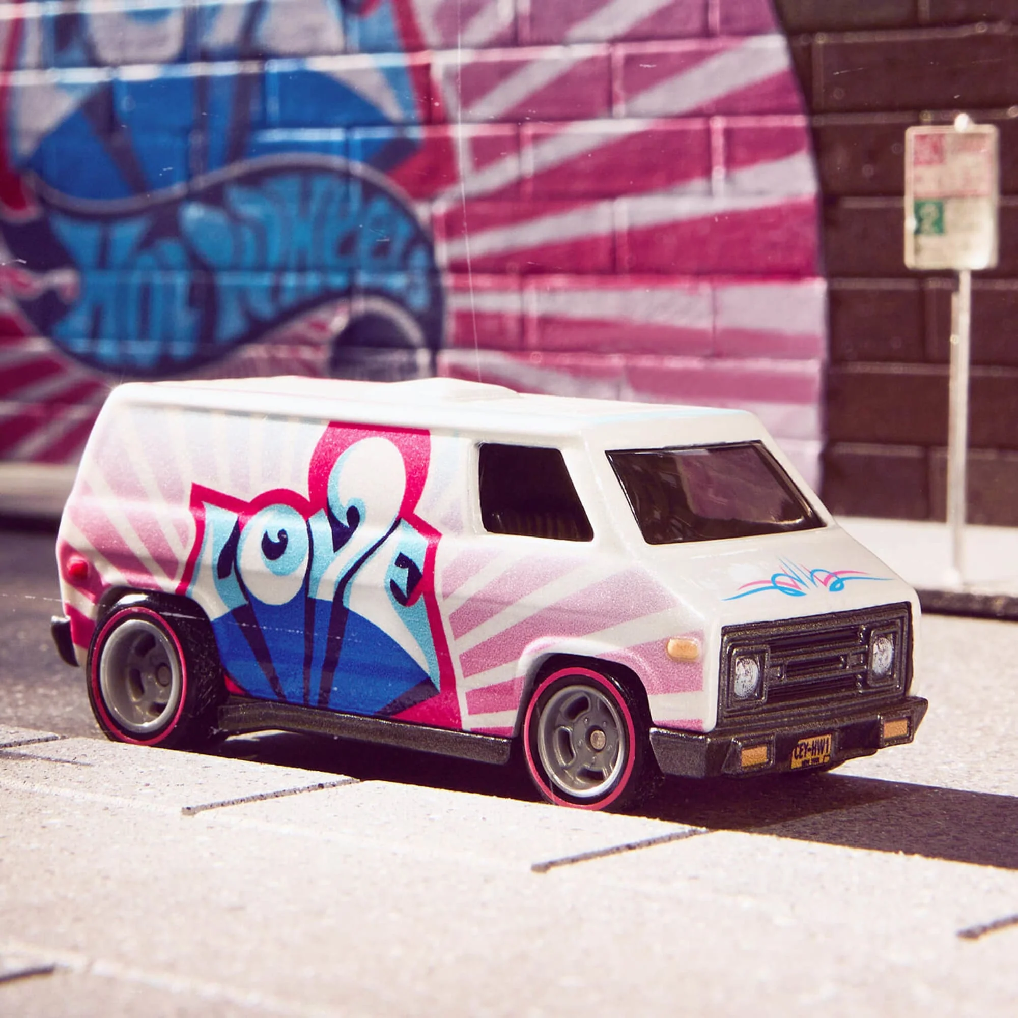 Mattel Creations Hot Wheels Cey Adams “LOVE” 70's Van