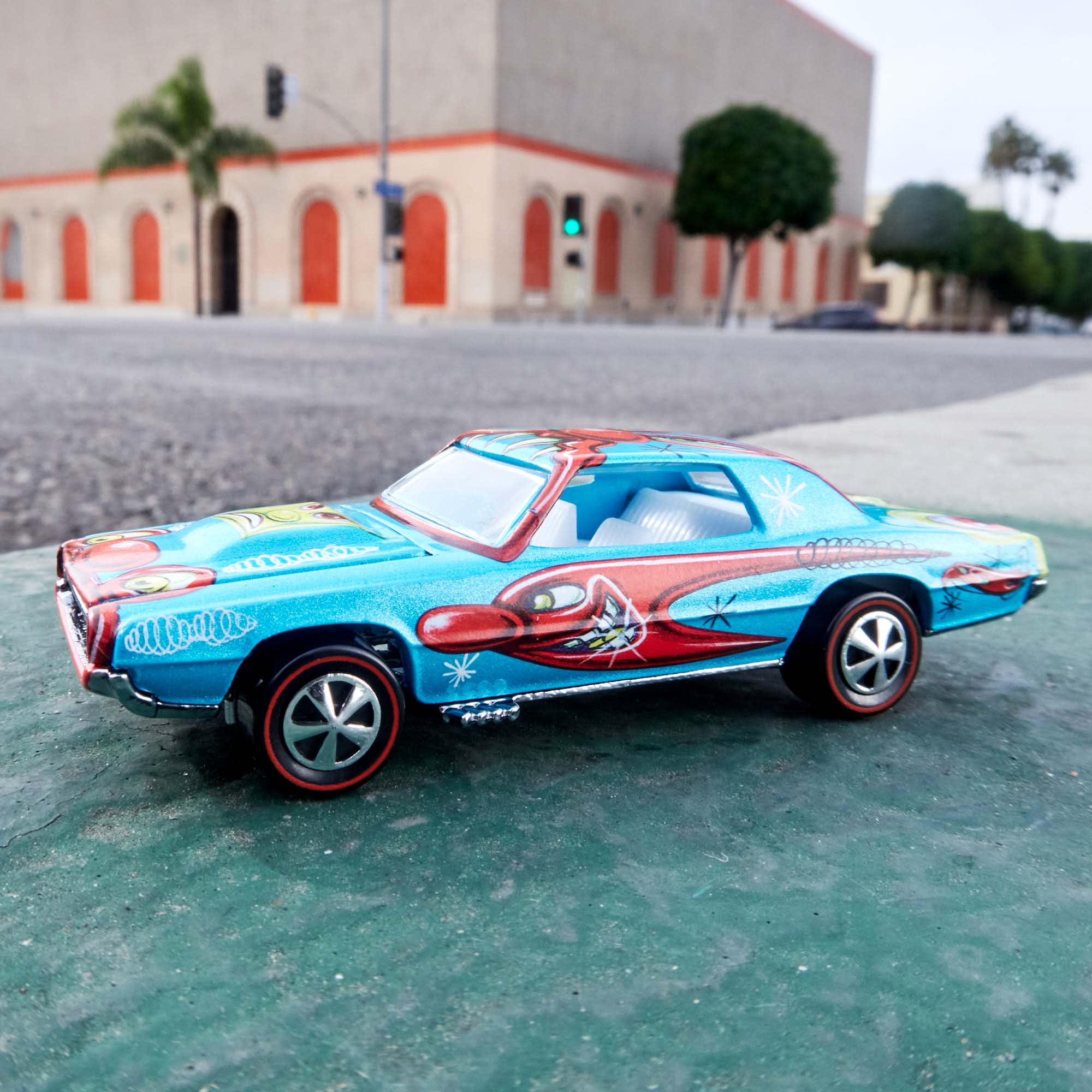 Mattel Creations Hot Wheels x Kenny Scharf Custom T-Bird