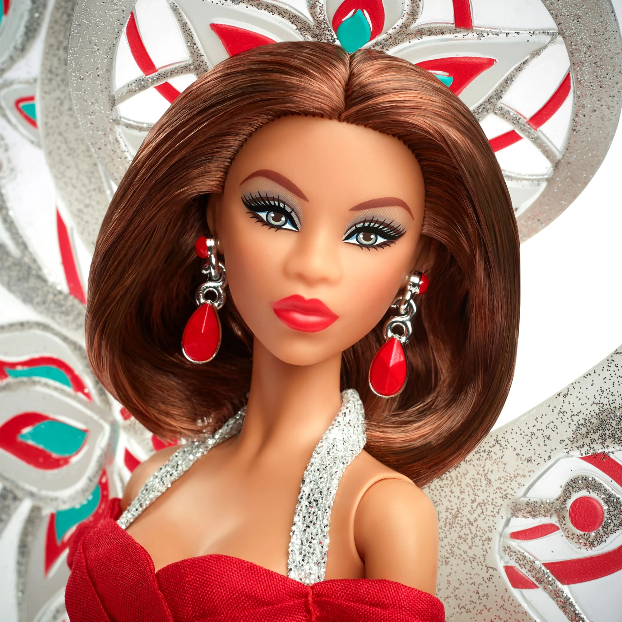 Mattel Creations Barbie x Bob Mackie 2023 Holiday Angel Doll