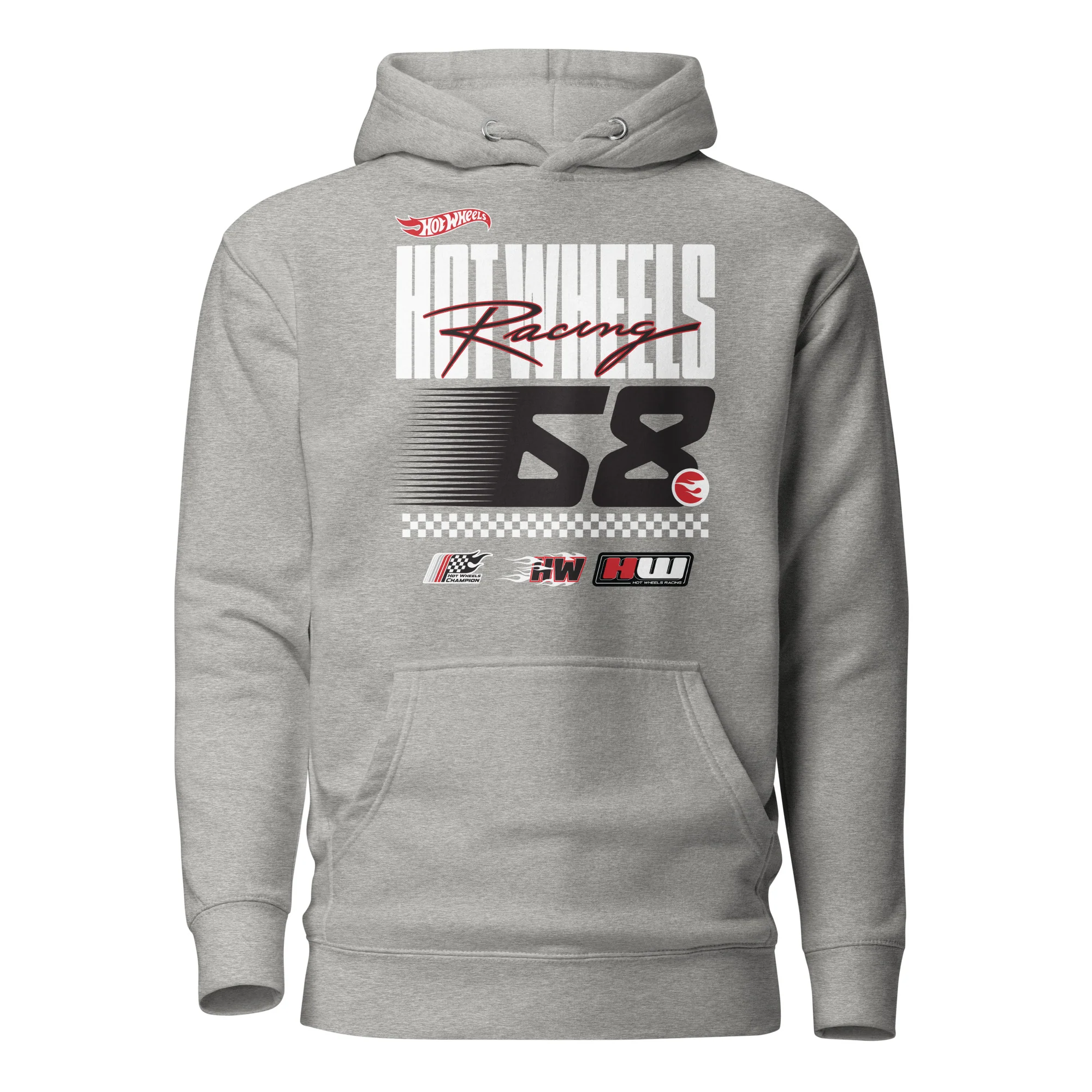 Mattel Creations Hot Wheels Racing Grey Hoodie