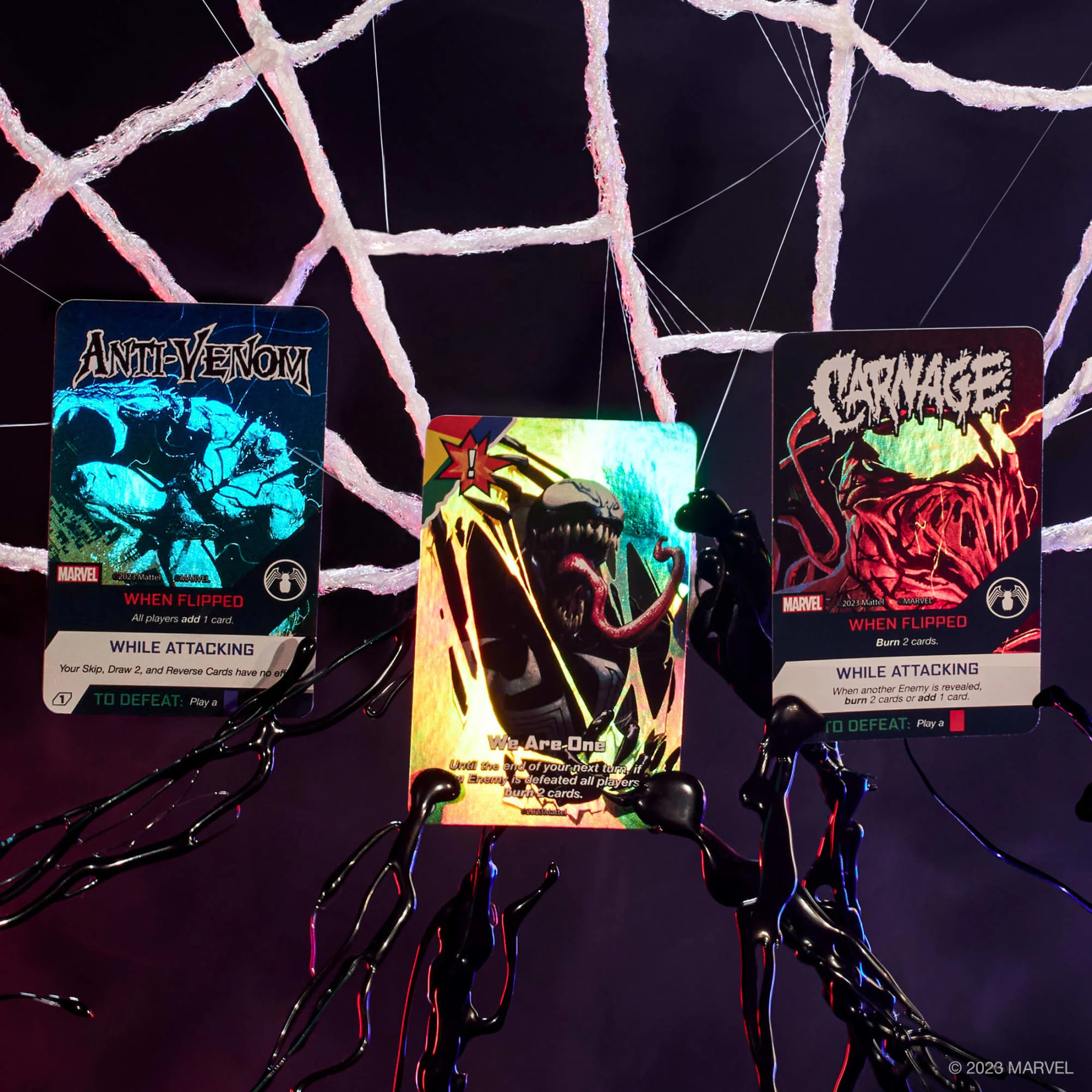 Mattel Creations UNO Ultimate Marvel Spider-Man 2099 vs. Venom Add-On 2-Pack