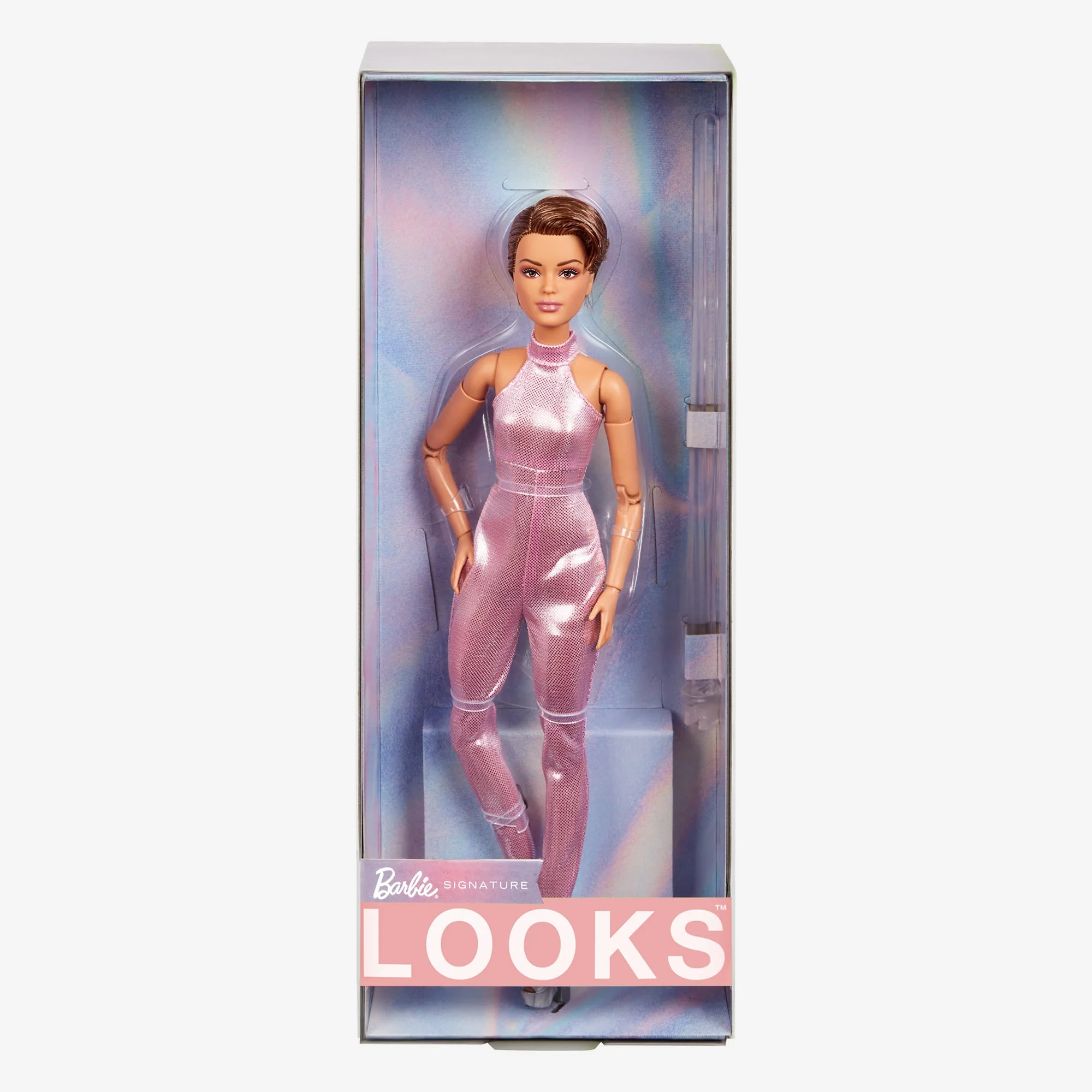 Mattel Creations Barbie Looks Doll #22 (Petite, Short Auburn Hair)