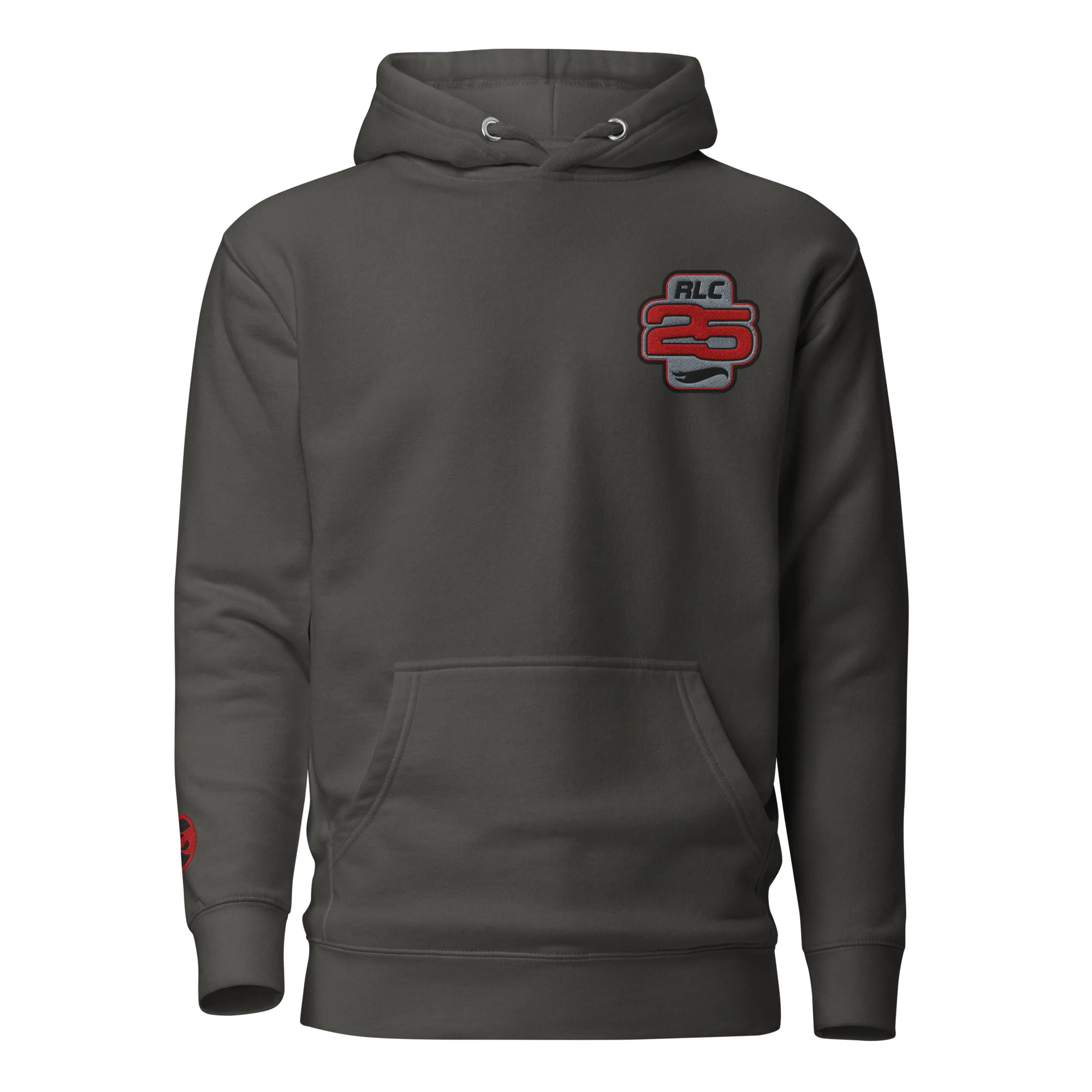 Mattel Creations Hot Wheels 2025 RLC Membership Embroidered Grey Hoodie