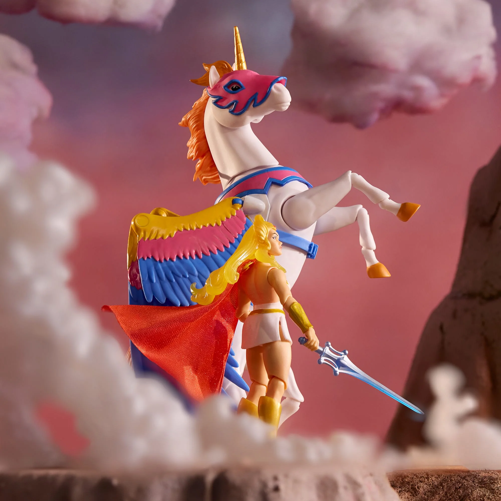 Mattel Creations Masters of the Universe Origins She-Ra and Swift Wind 2-Pack