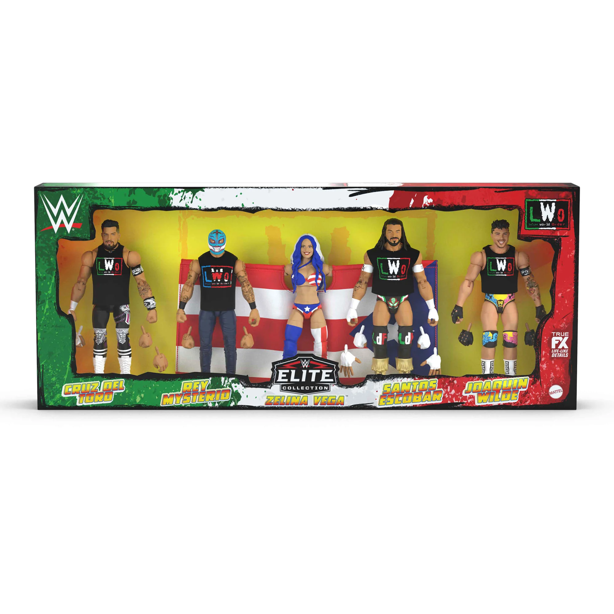 Mattel Creations WWE Elite Collection Latino World Order (LWO) 5-Pack