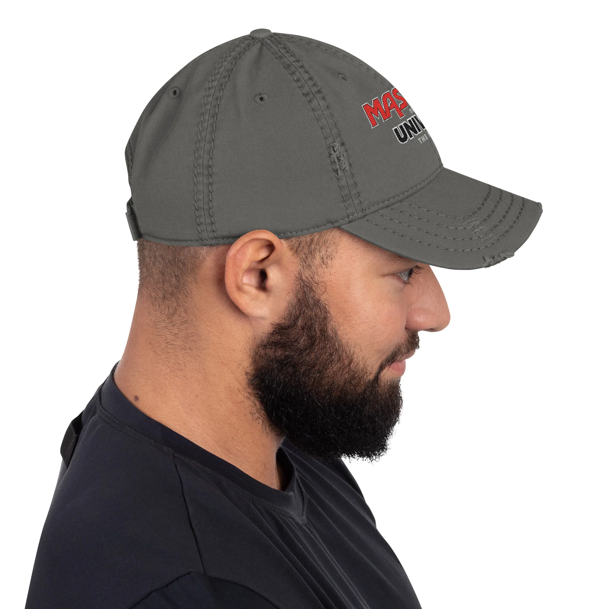 Mattel Creations Masters of the Universe The Movie Logo Grey Dad Hat