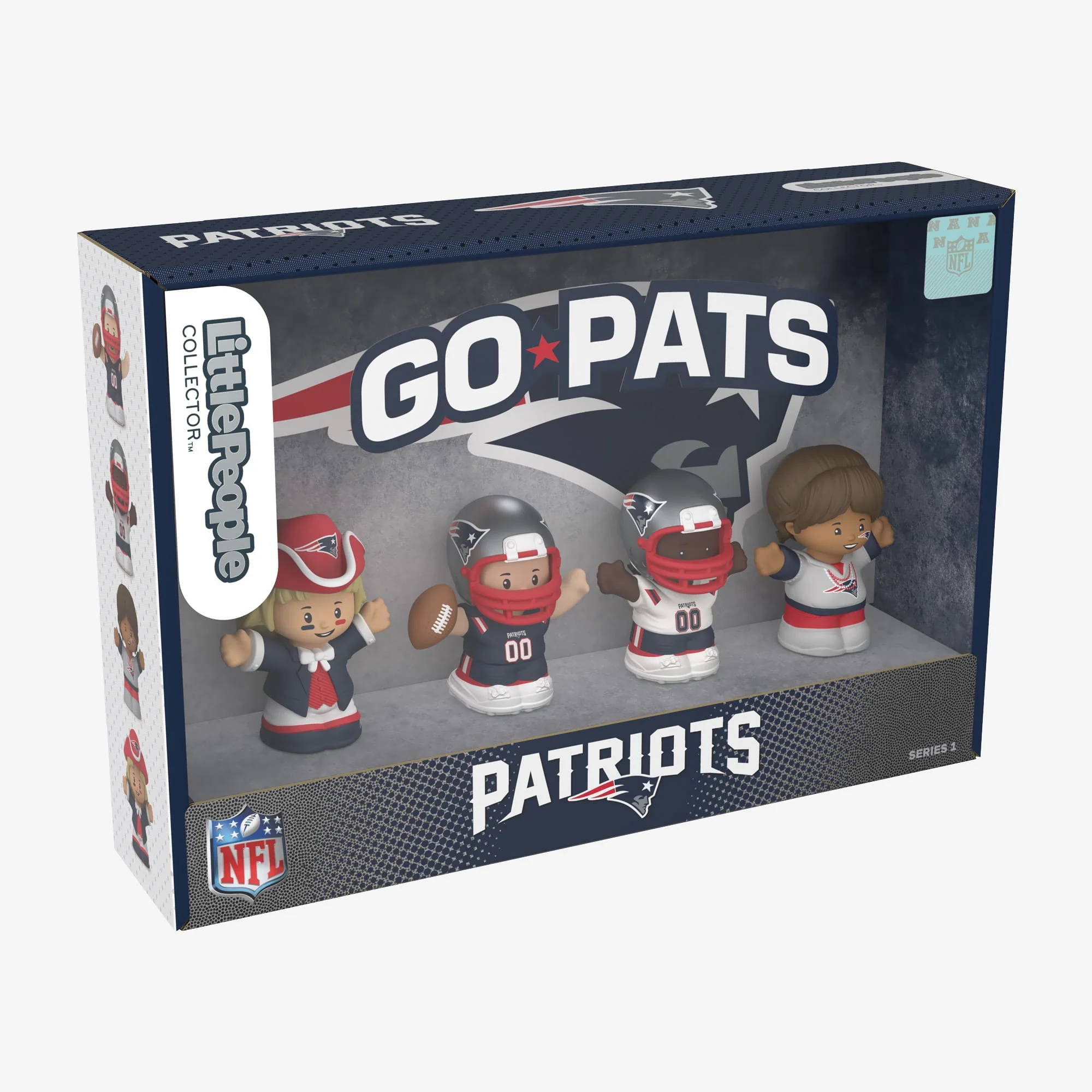 Mattel Creations Little People Collector x NFL New England Patriots Set