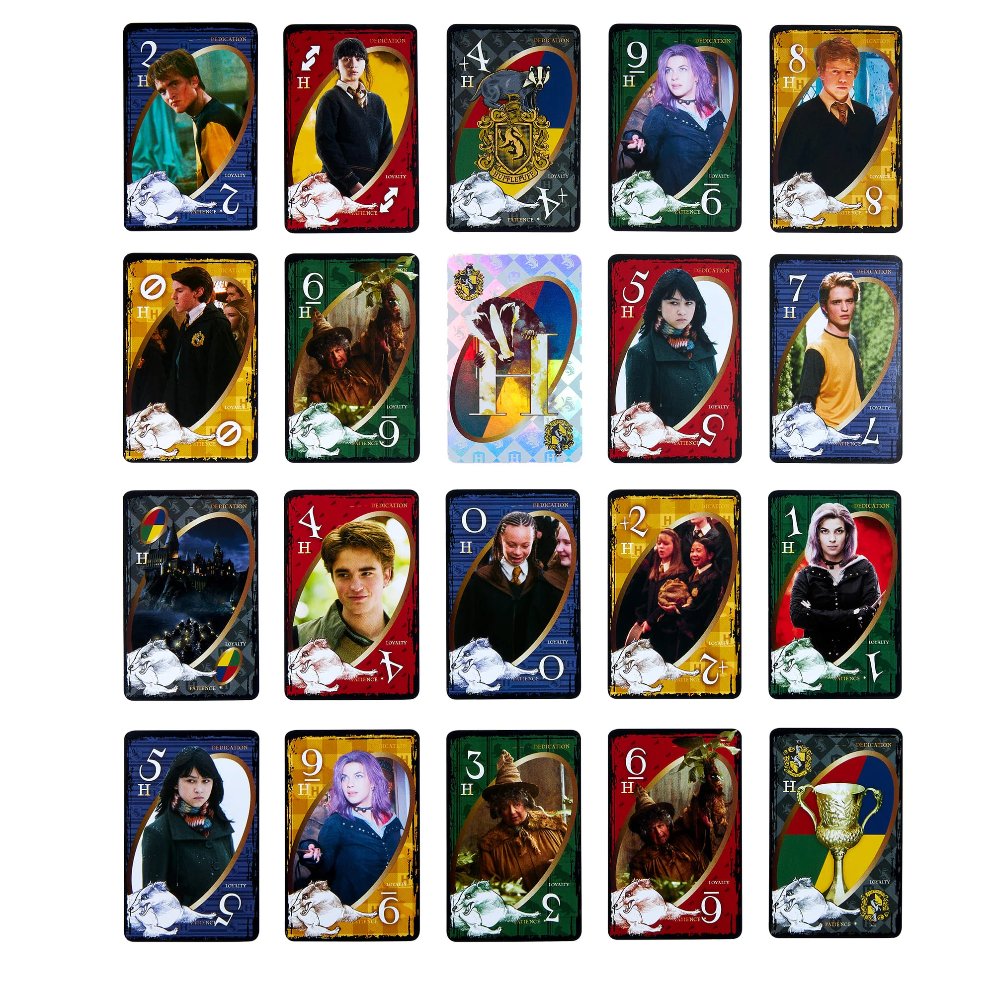Mattel Creations UNO Fandom Harry Potter Hufflepuff Game Deck
