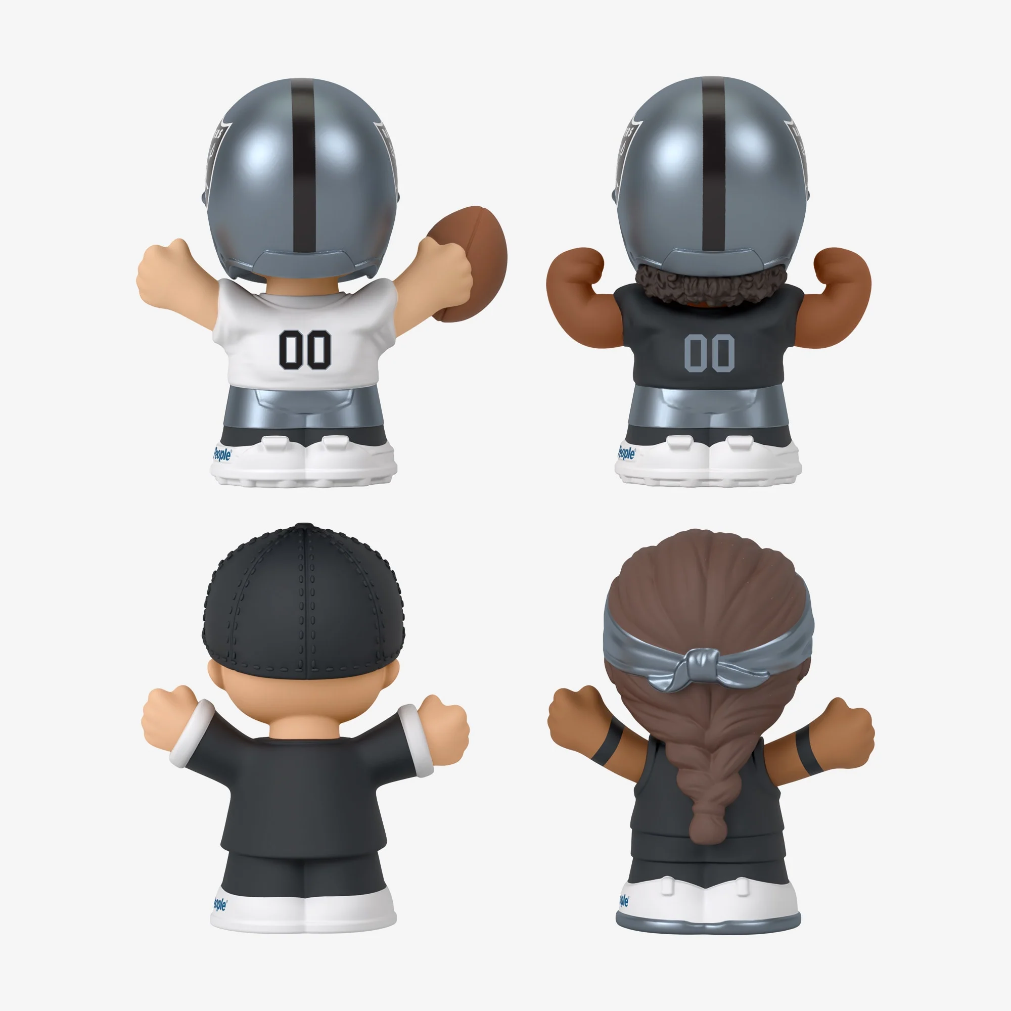 Mattel Creations Little People Collector x NFL Las Vegas Raiders Set
