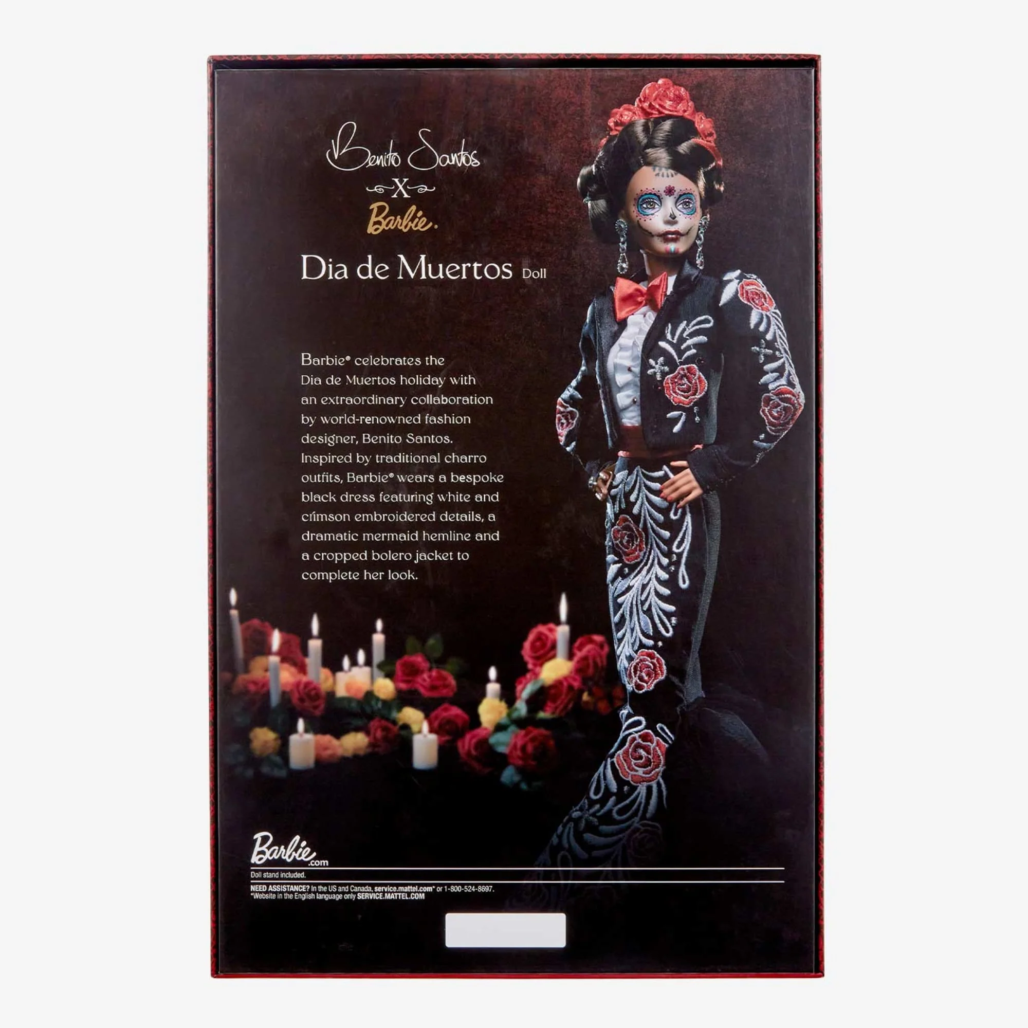 Mattel Creations 2022 Día De Muertos Benito Santos x Barbie Doll