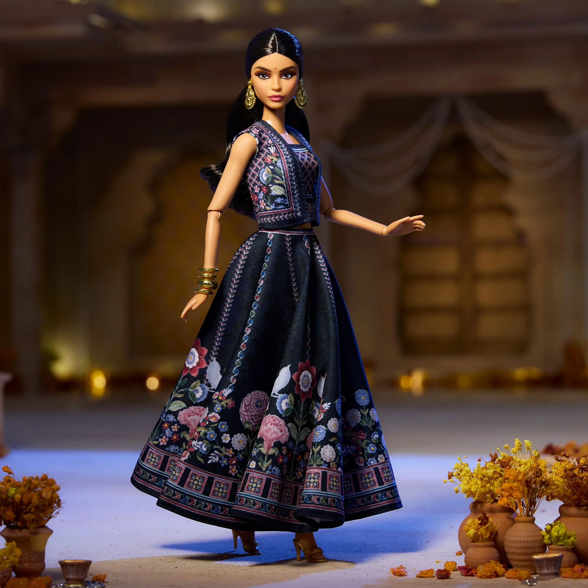 Mattel Creations Diwali Barbie Doll by Anita Dongre