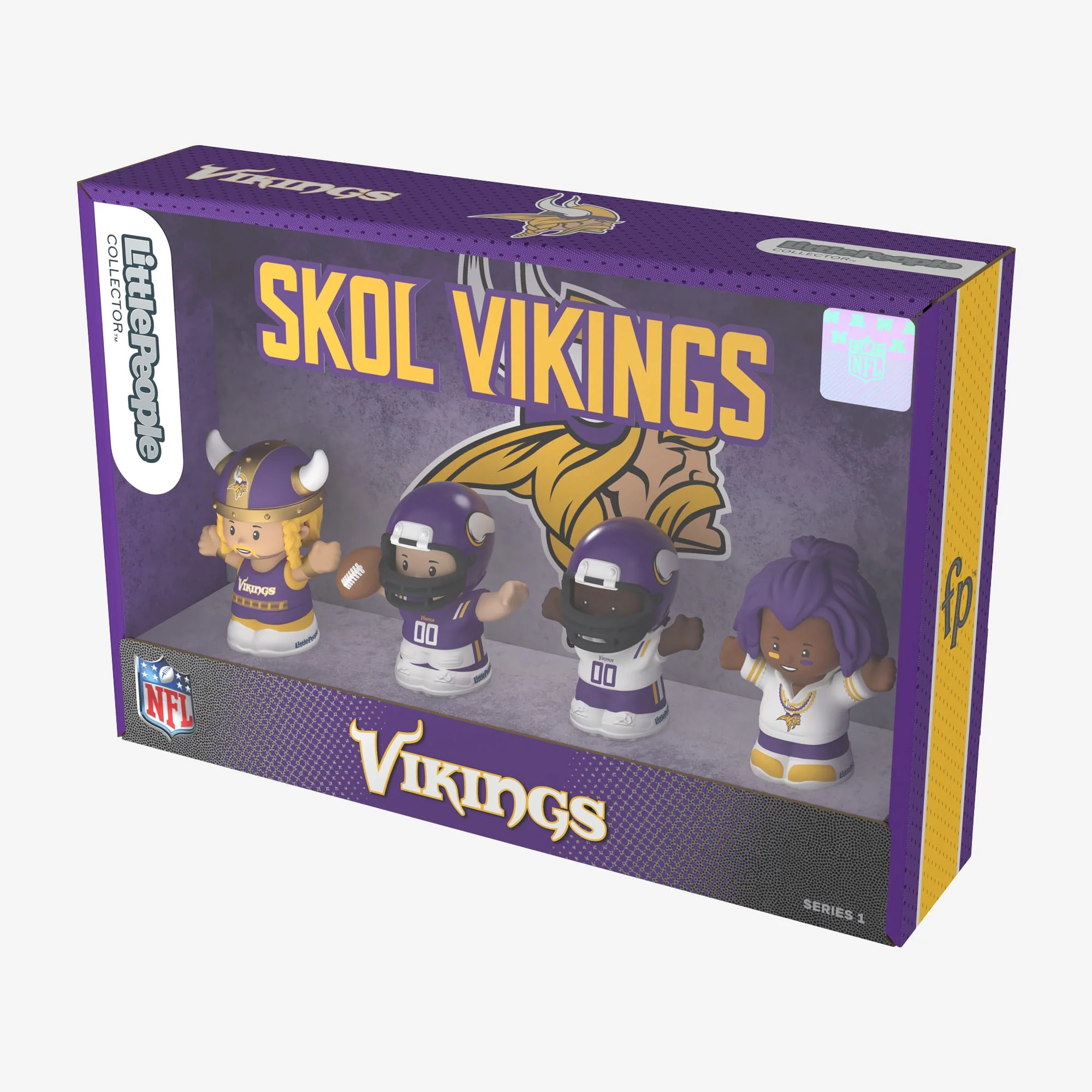 Mattel Creations Little People Collector x NFL Minnesota Vikings Set