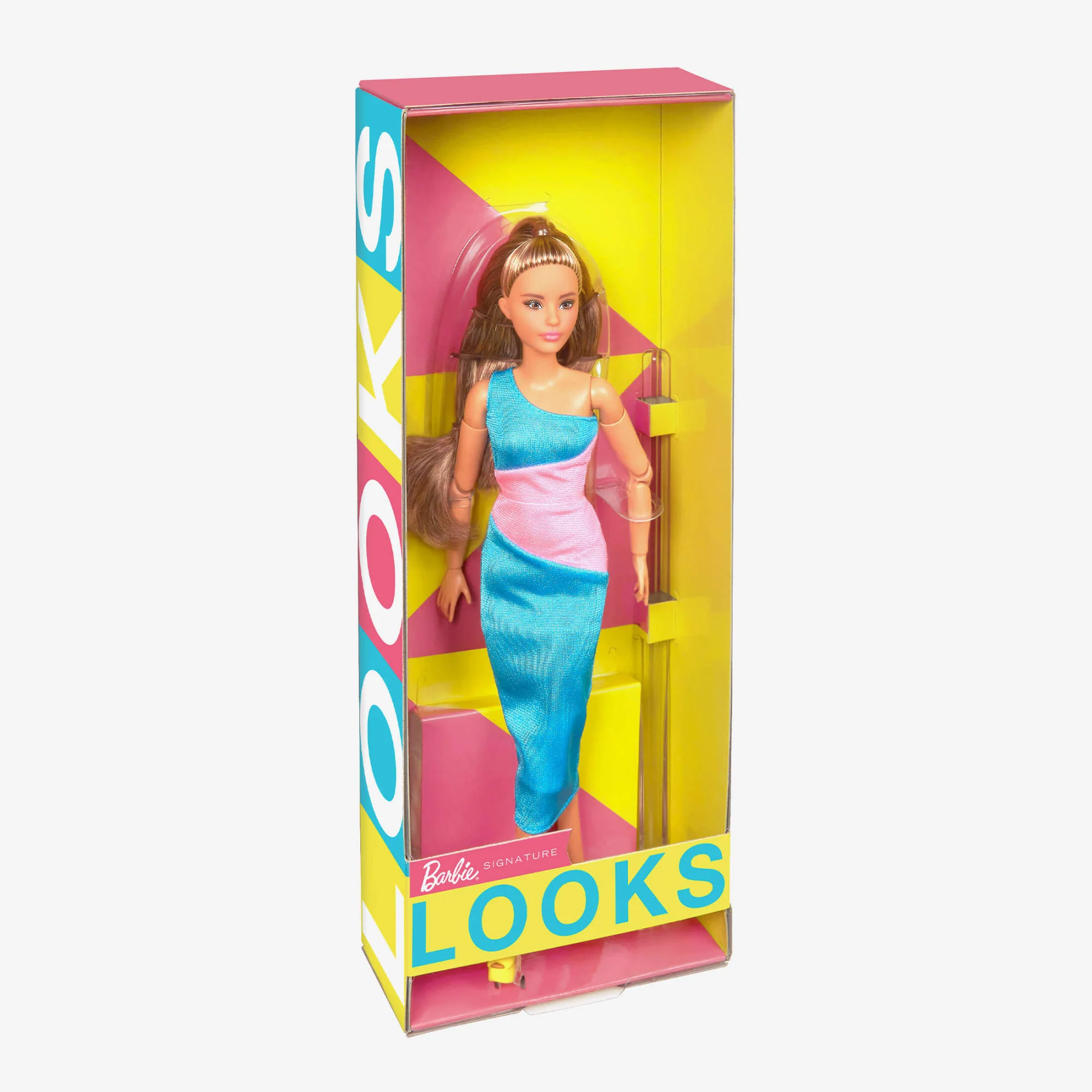 Mattel Creations Barbie Looks Doll (Petite, Long Brunette Hair)