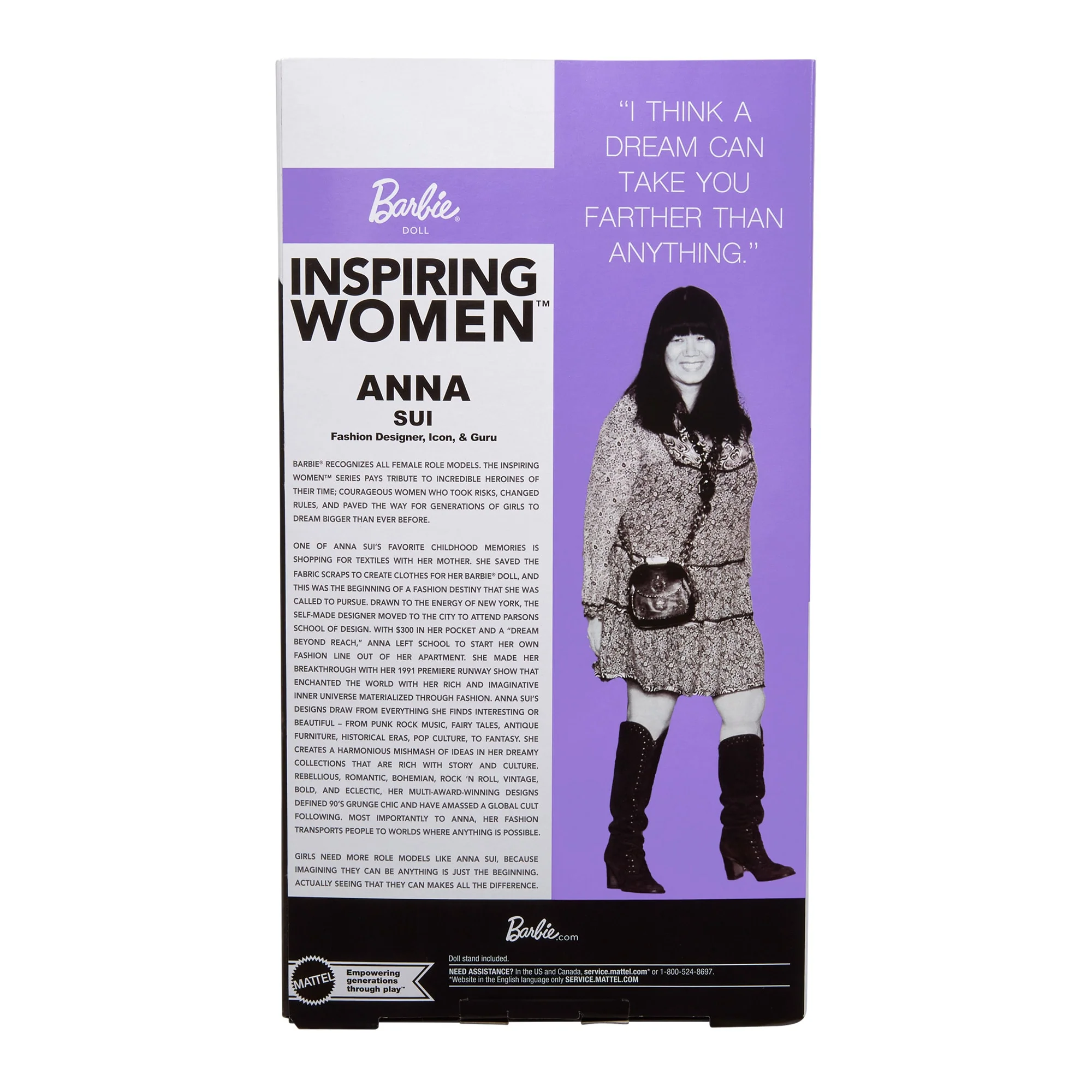 Mattel Creations Barbie Inspiring Women Anna Sui Doll