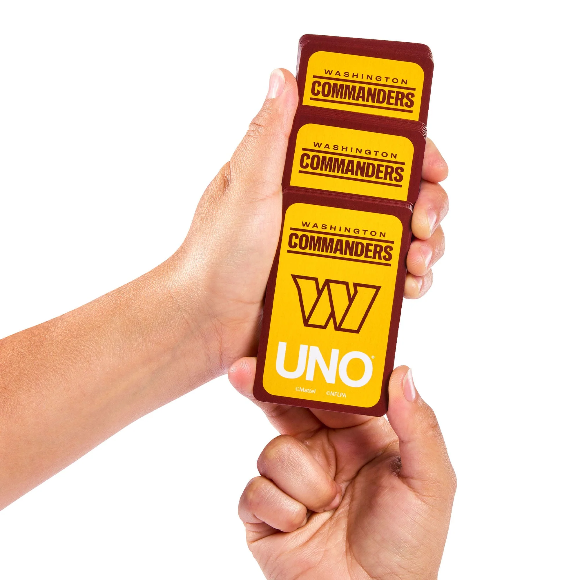 Mattel Creations UNO Fandom NFL Washington Commanders Game Deck
