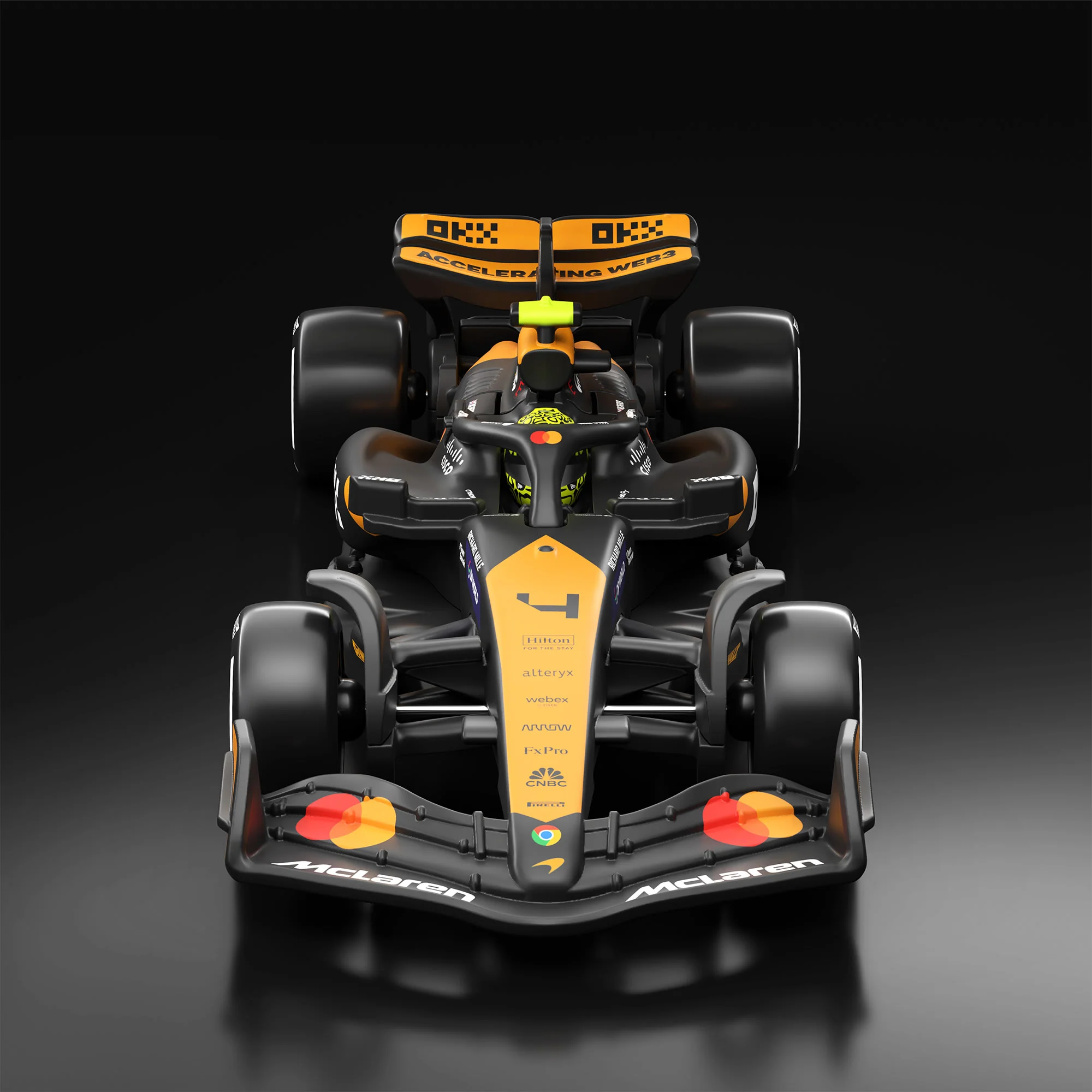 Mattel Creations Hot Wheels F1 Series: McLaren Formula 1 Team MCL38 Car #4