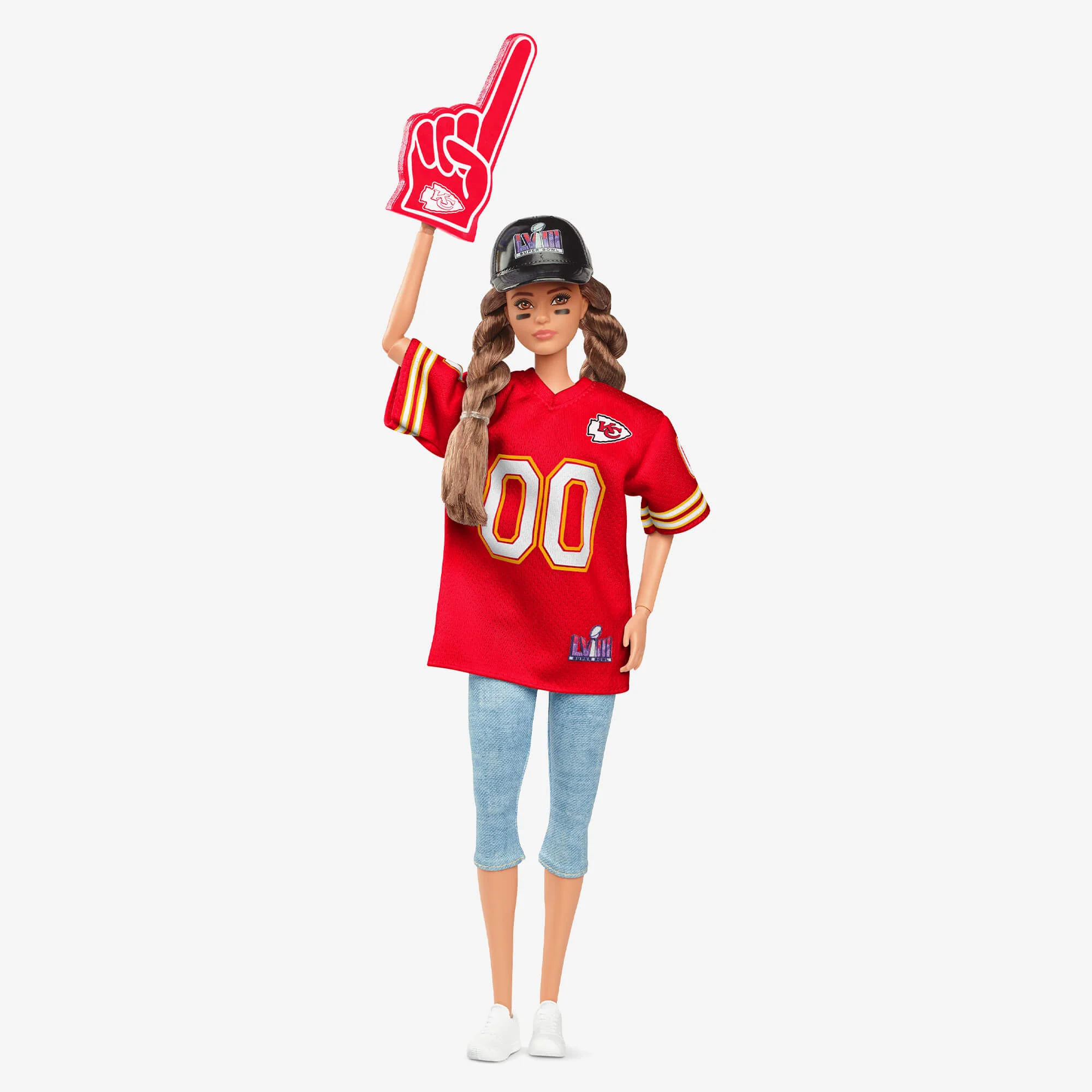 Mattel Creations Barbie NFL Super Bowl LVIII Champion Doll Kansas City Chiefs