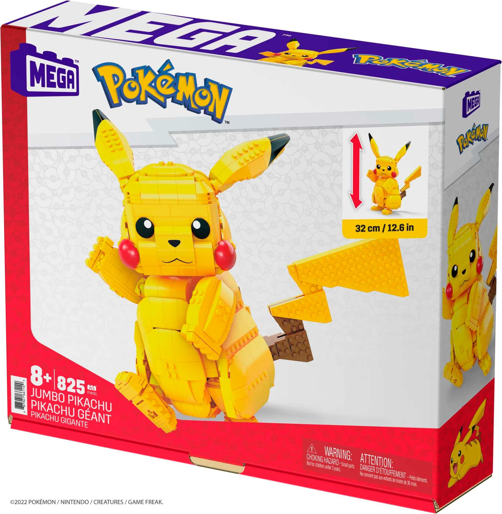 Mattel Creations MEGA Pokémon Building Toy Kit Jumbo Pikachu