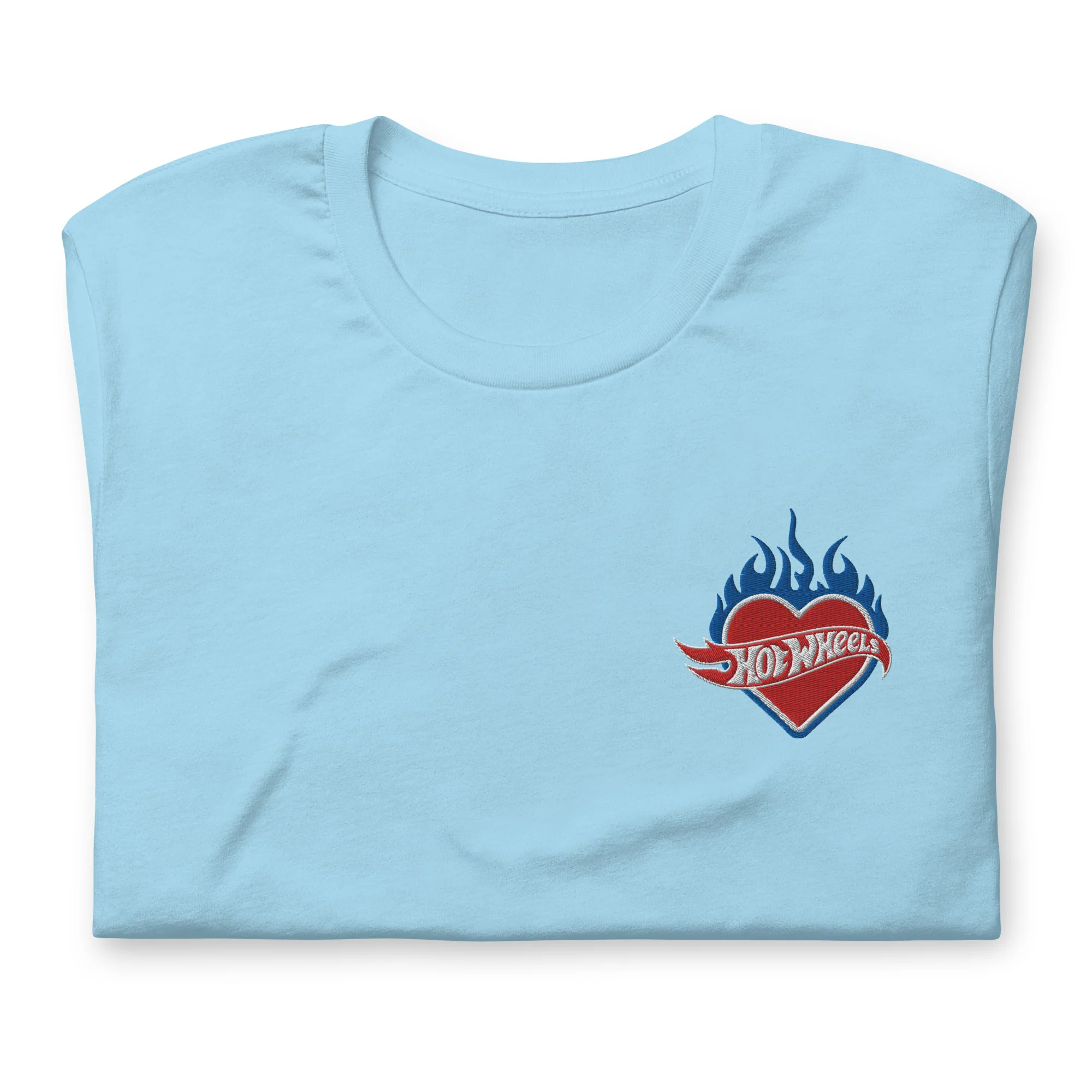 Mattel Creations Hot Wheels Embroidered Heart T-Shirt