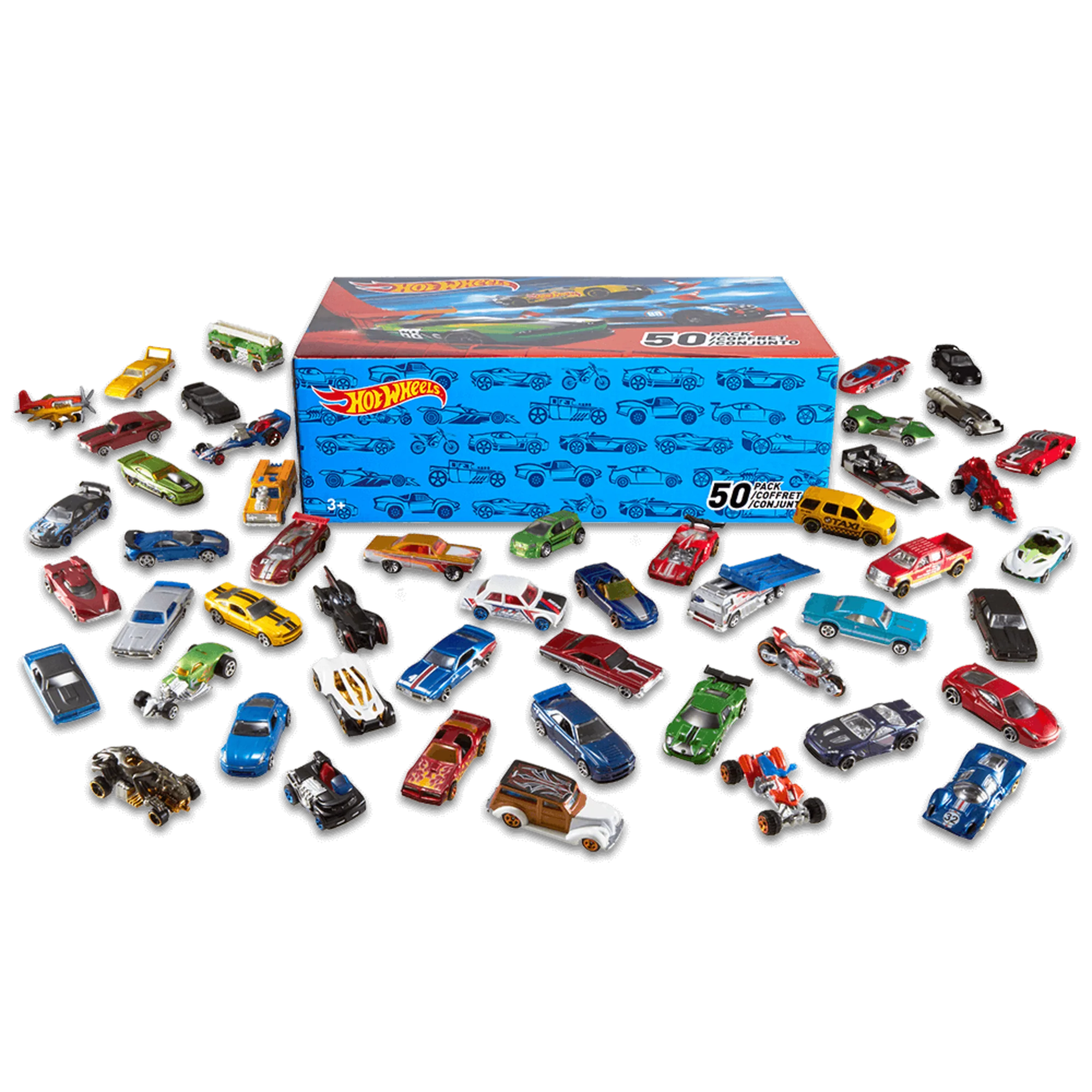 Mattel Creations Hot Wheels Mainline 100-Car Case Pack