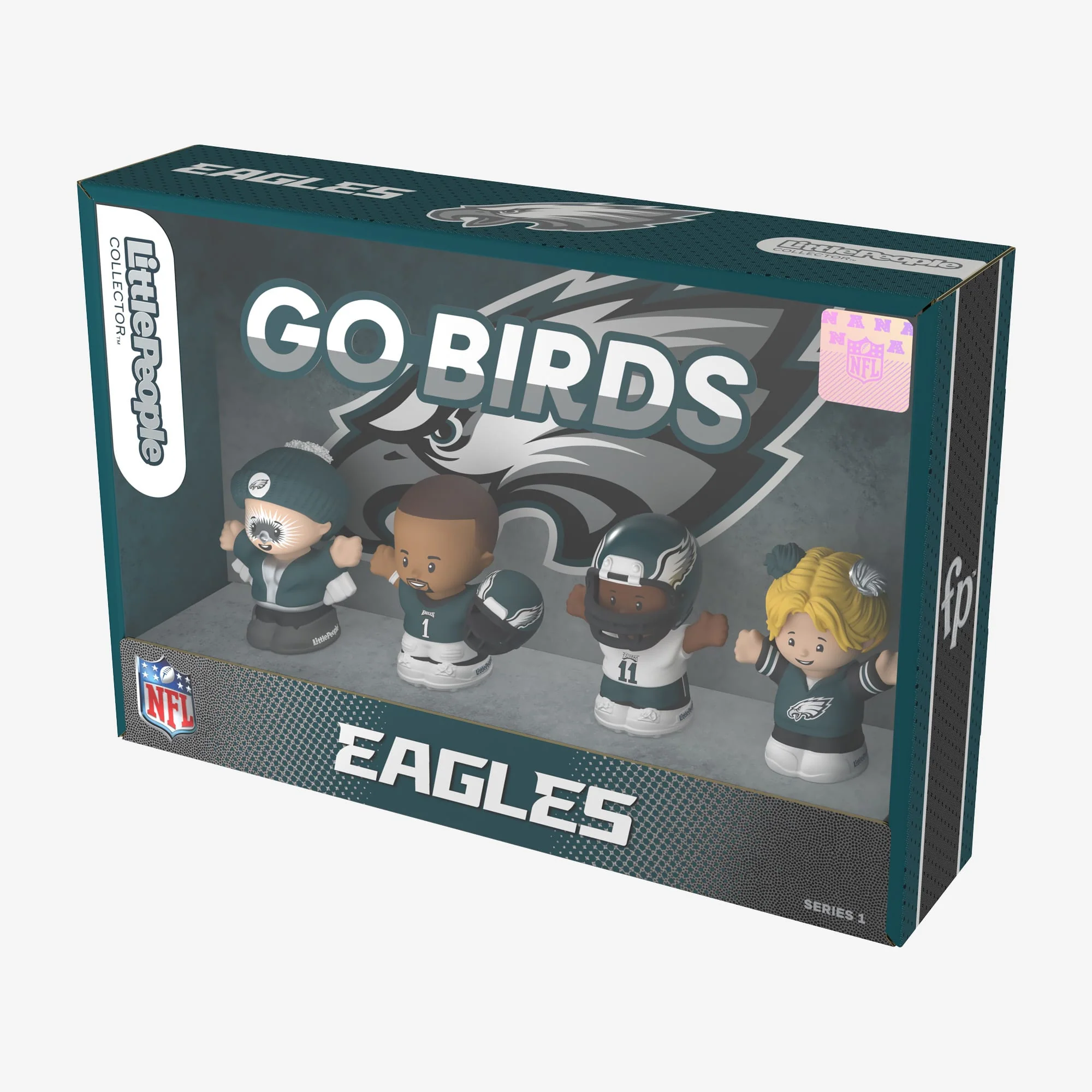 Mattel Creations Little People Collector x NFL Philadelphia Eagles Set