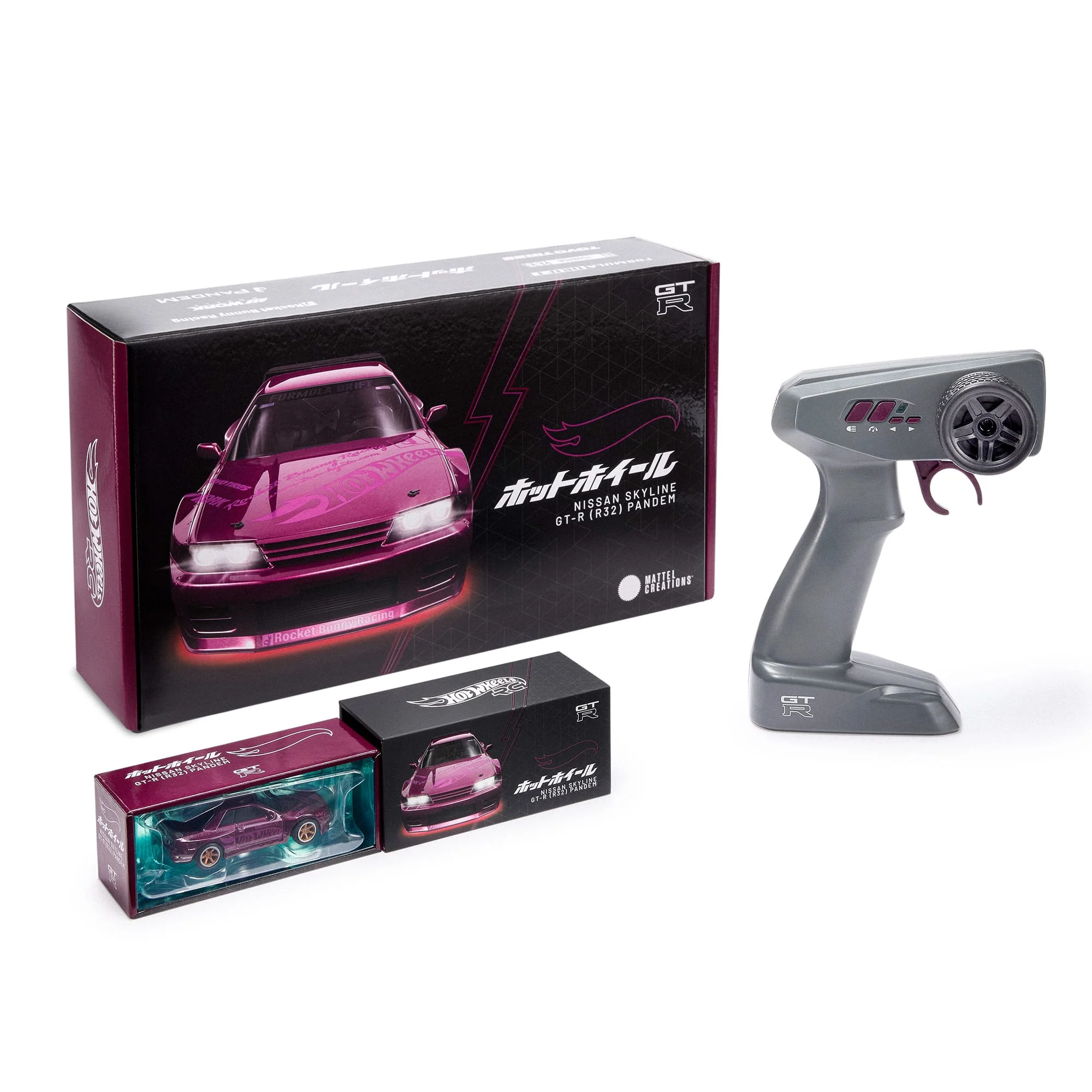 Mattel Creations RC 1:64 Nissan Skyline R32 Pandem Vehicle