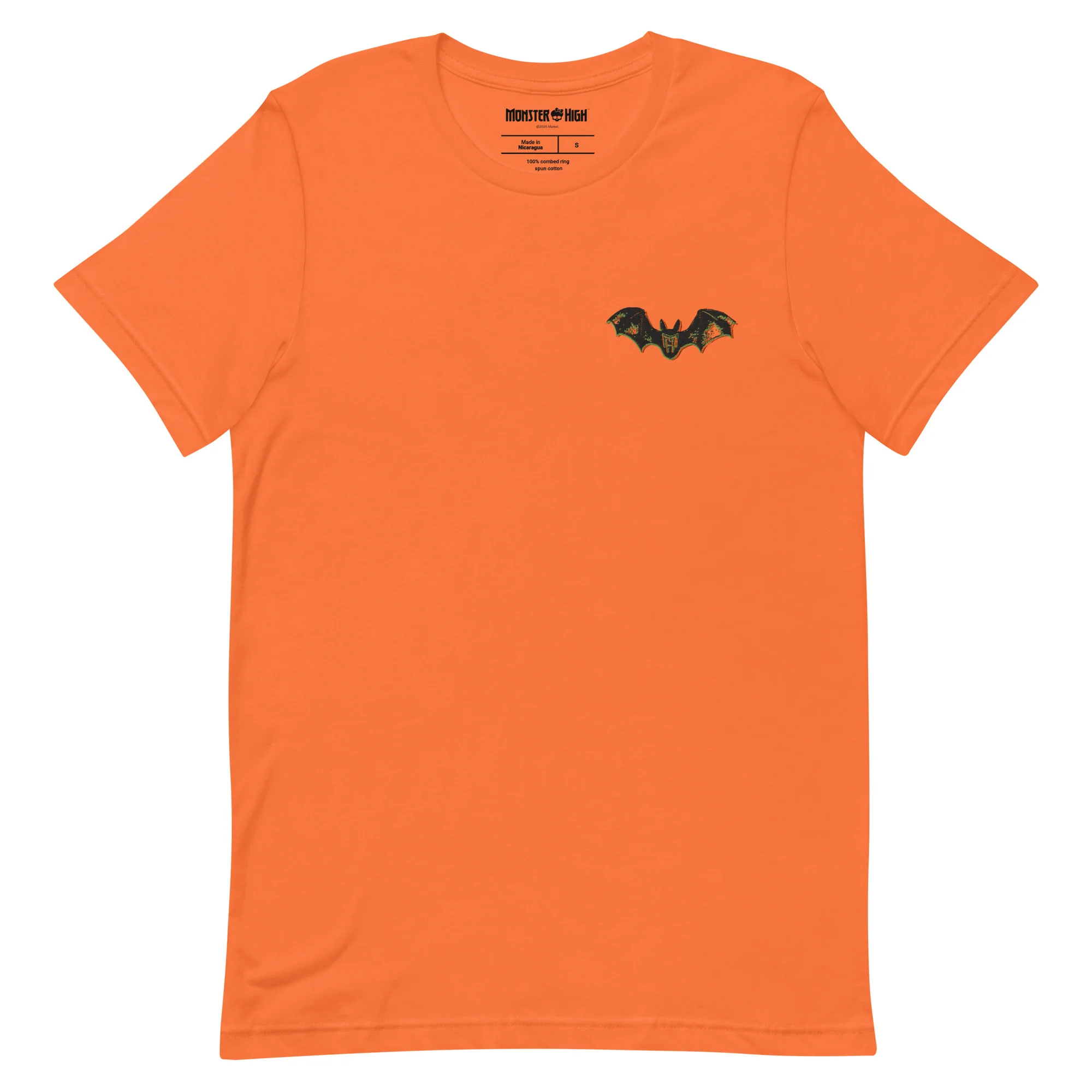 Mattel Creations Monster High Draculaura Embroidered Orange T-Shirt