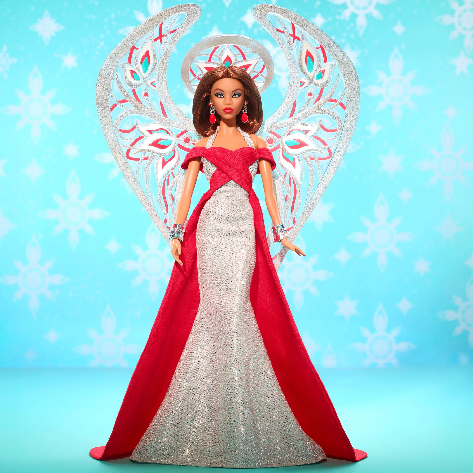 Mattel Creations Barbie x Bob Mackie 2023 Holiday Angel Doll