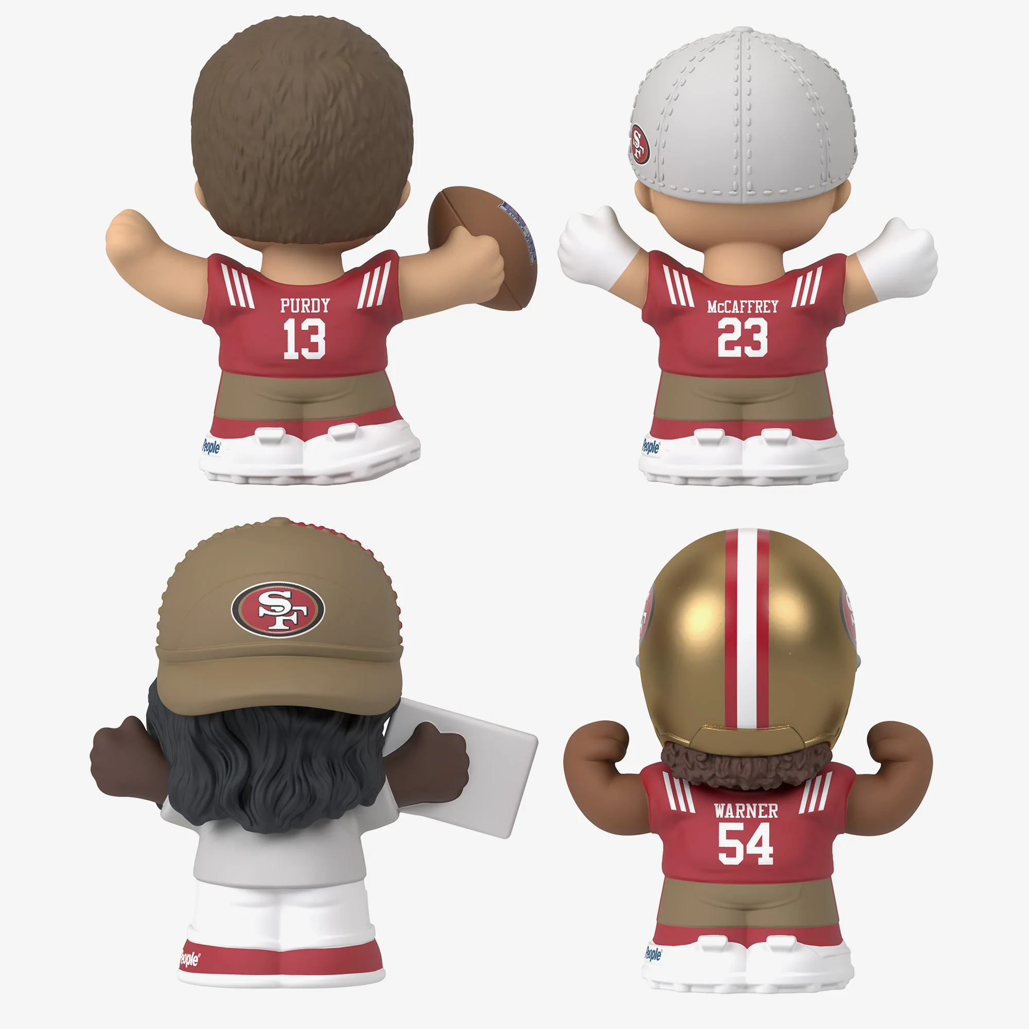 Mattel Creations Little People Collector Super Bowl LVIII Champions Set San Francisco 49ers