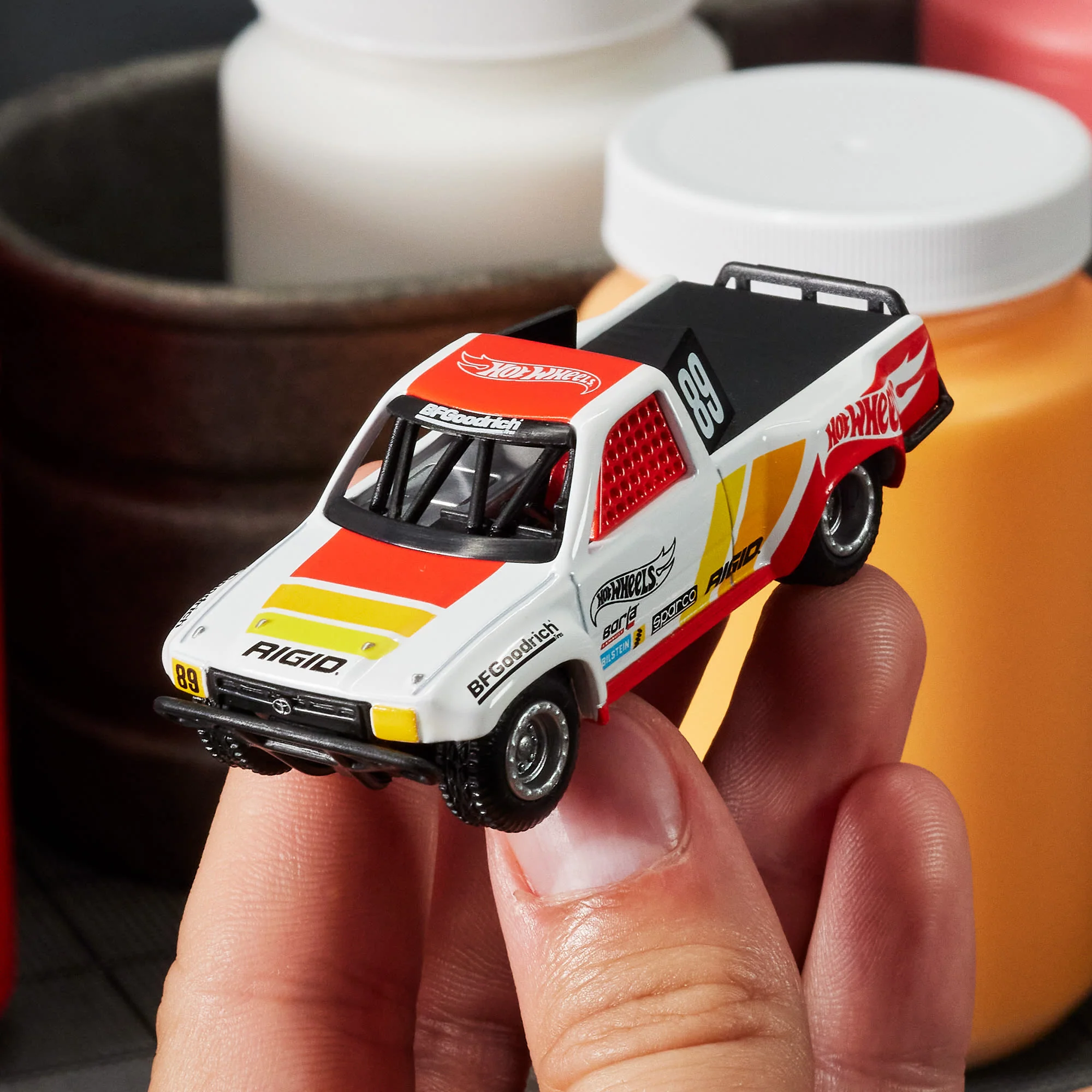 Mattel Creations Hot Wheels Elite 64 1989 Toyota HiLux Stadium Truck