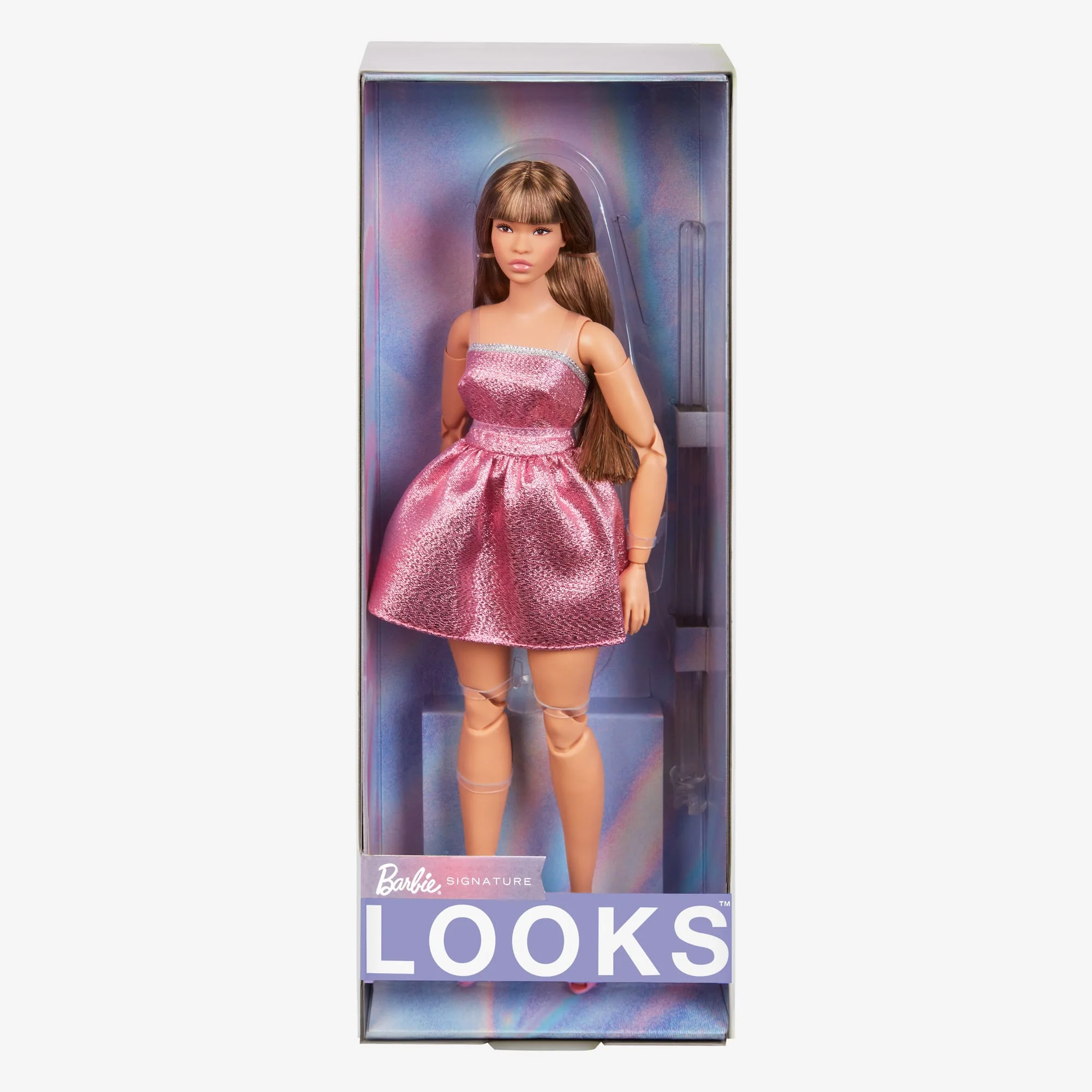 Mattel Creations Barbie Looks Doll #24 (Curvy, Long Brown Hair)