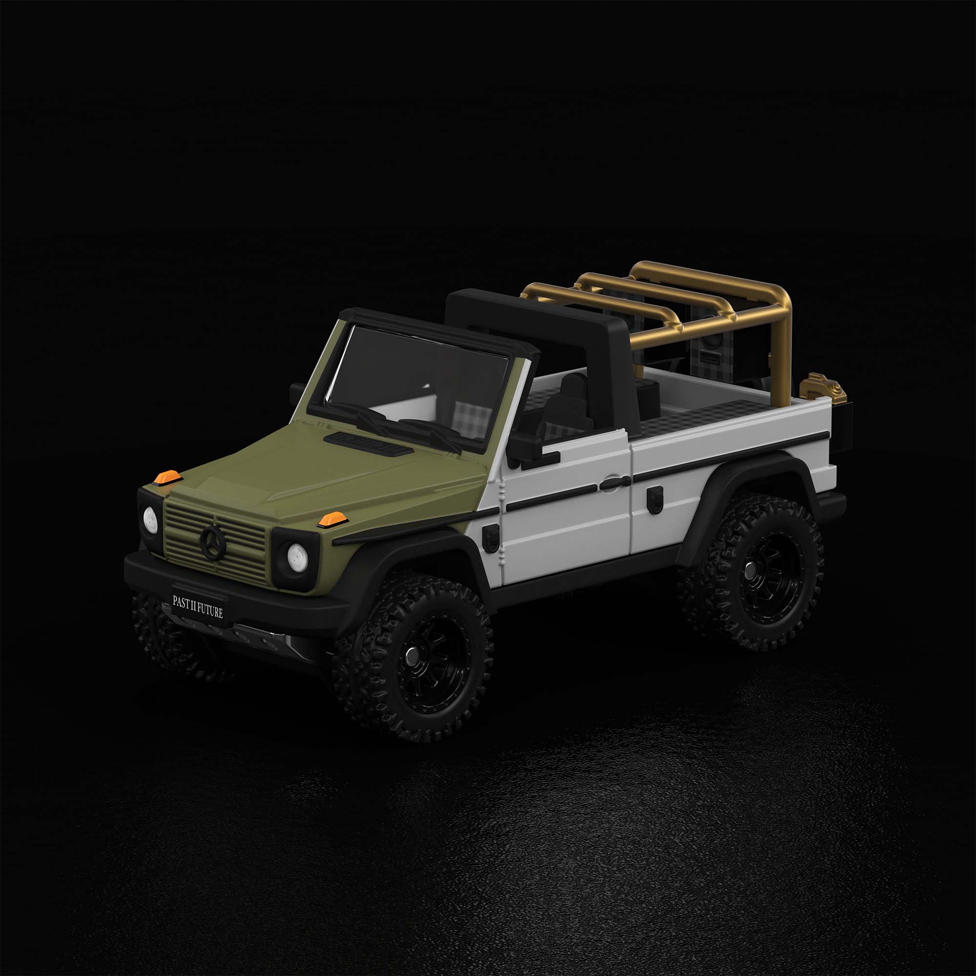 Mattel Creations Hot Wheels x Mercedes-Benz Project G-class Past II Future designed by NIGO