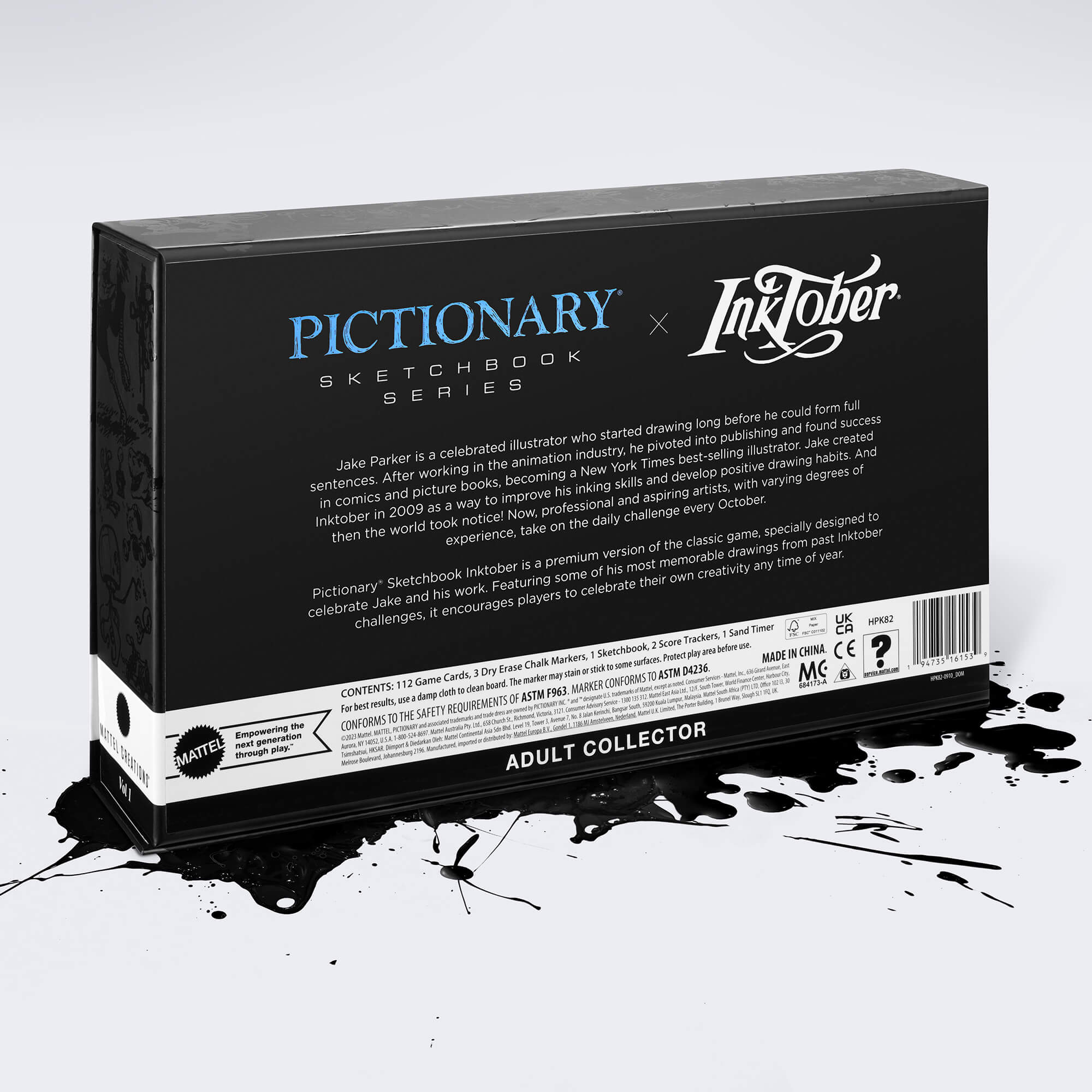 Mattel Creations Pictionary Sketchbook x Inktober