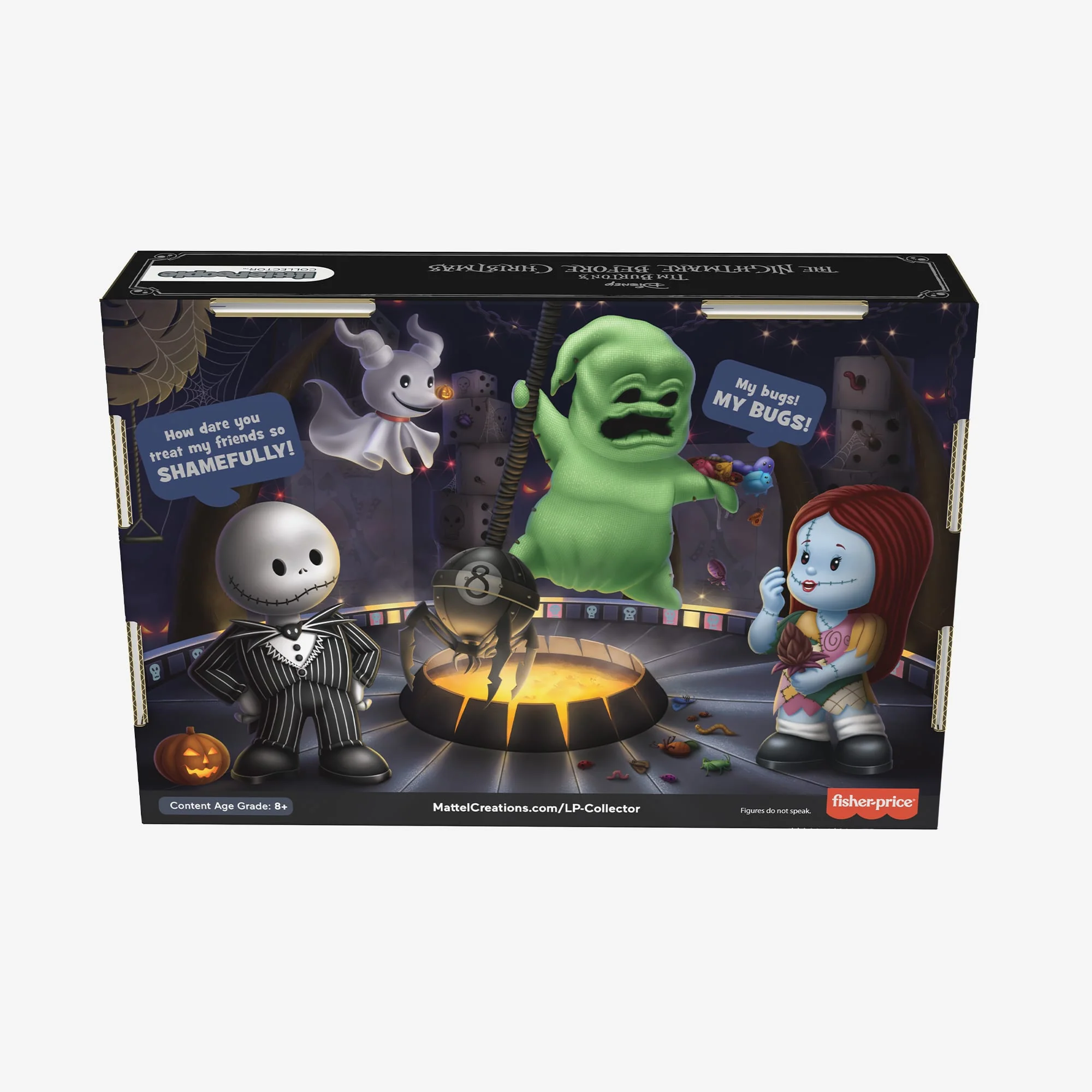 Mattel Creations Little People Collector Disney Tim Burton's The Nightmare Before Christmas Set