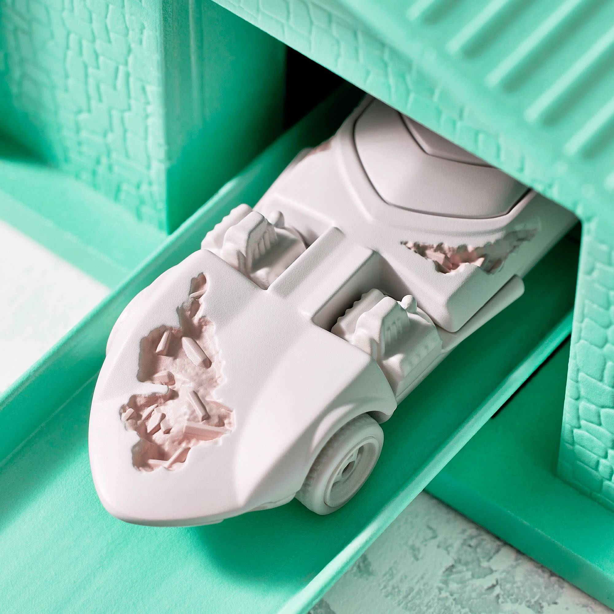 Mattel Creations Hot Wheels x Daniel Arsham Eroded Twin Mill