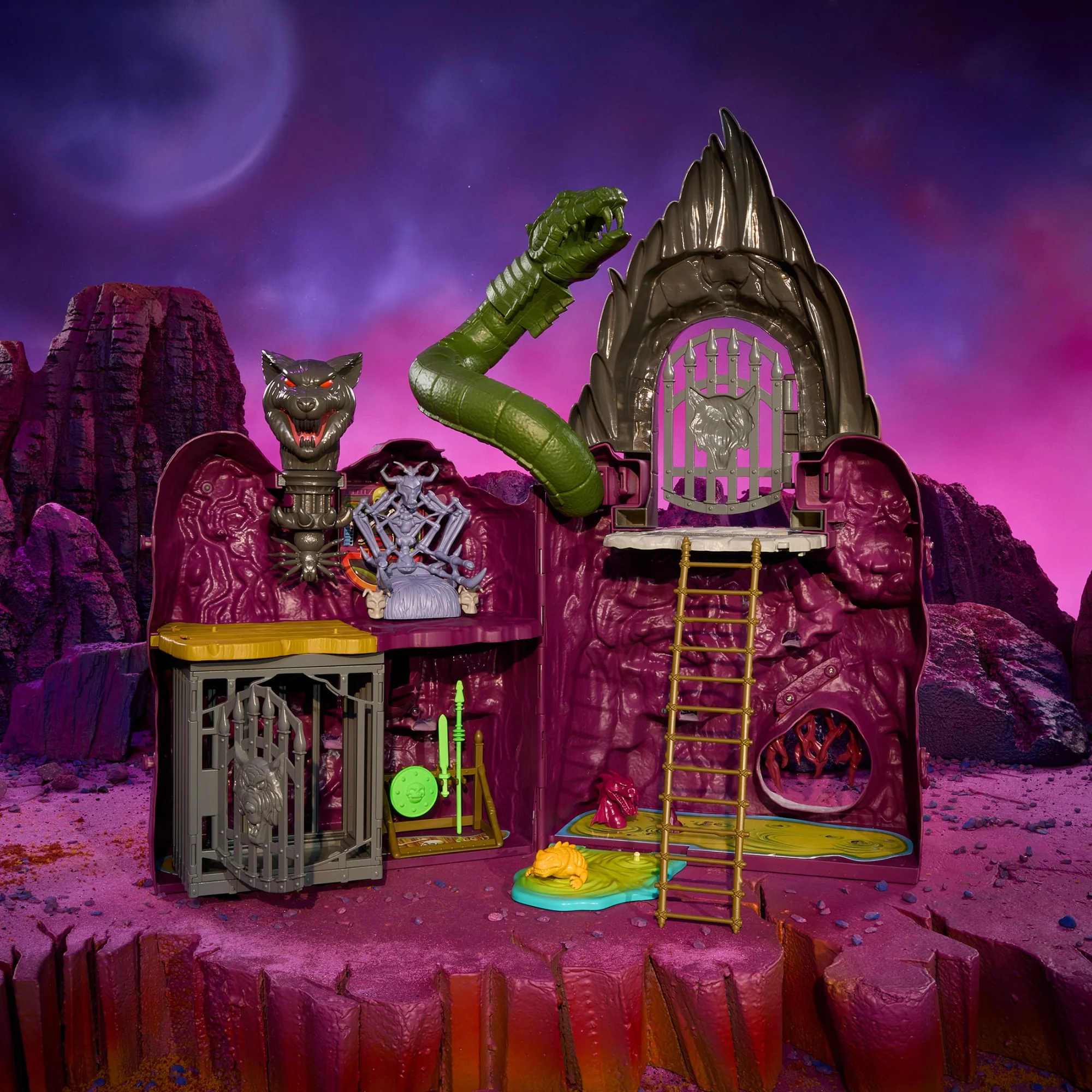 Mattel Creations Masters of the Universe Origins Snake Mountain Playset