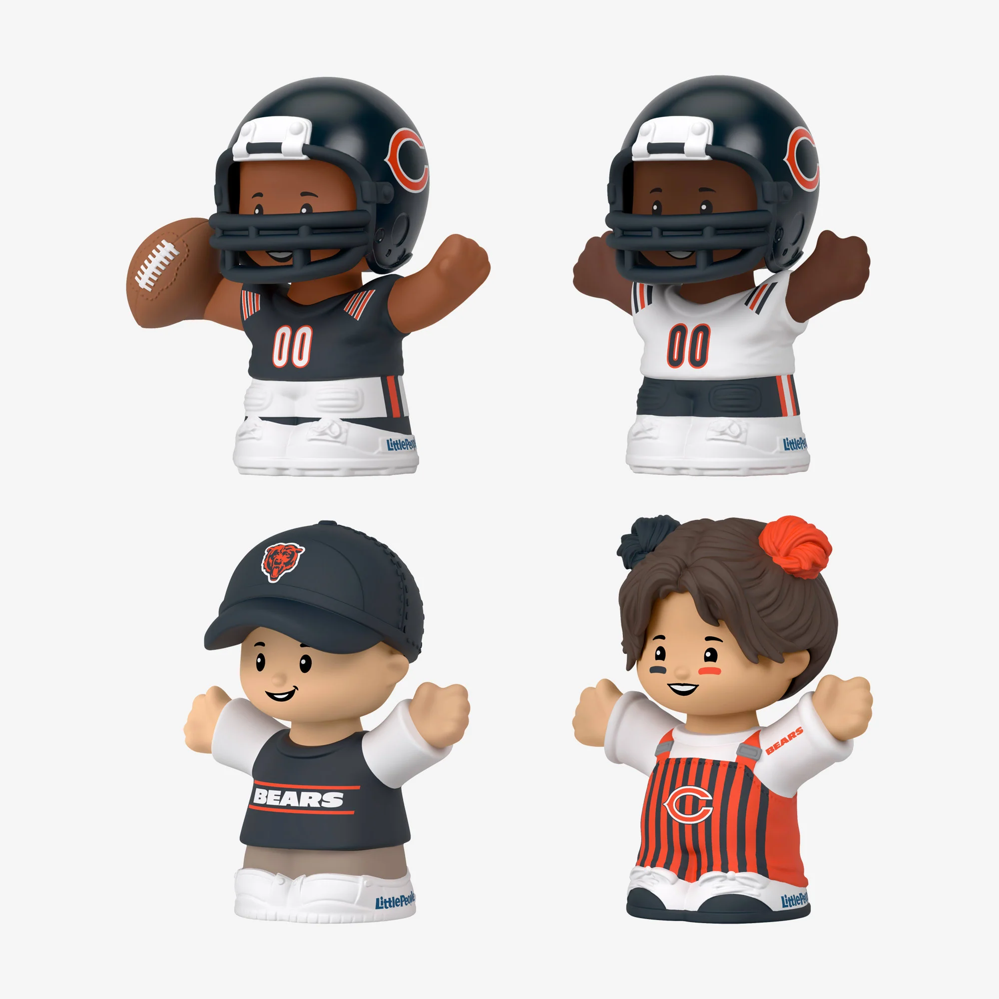 Mattel Creations Little People Collector x NFL Chicago Bears Set