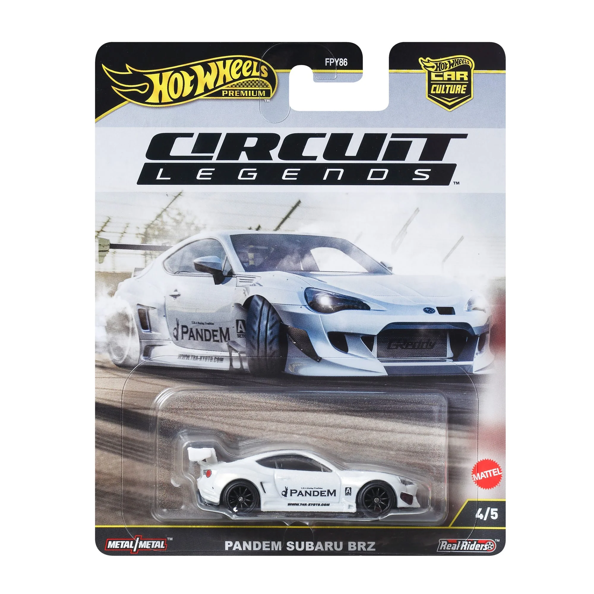 Mattel Creations Hot Wheels Premium Car Culture Circuit Legends Pandem Subaru BRZ