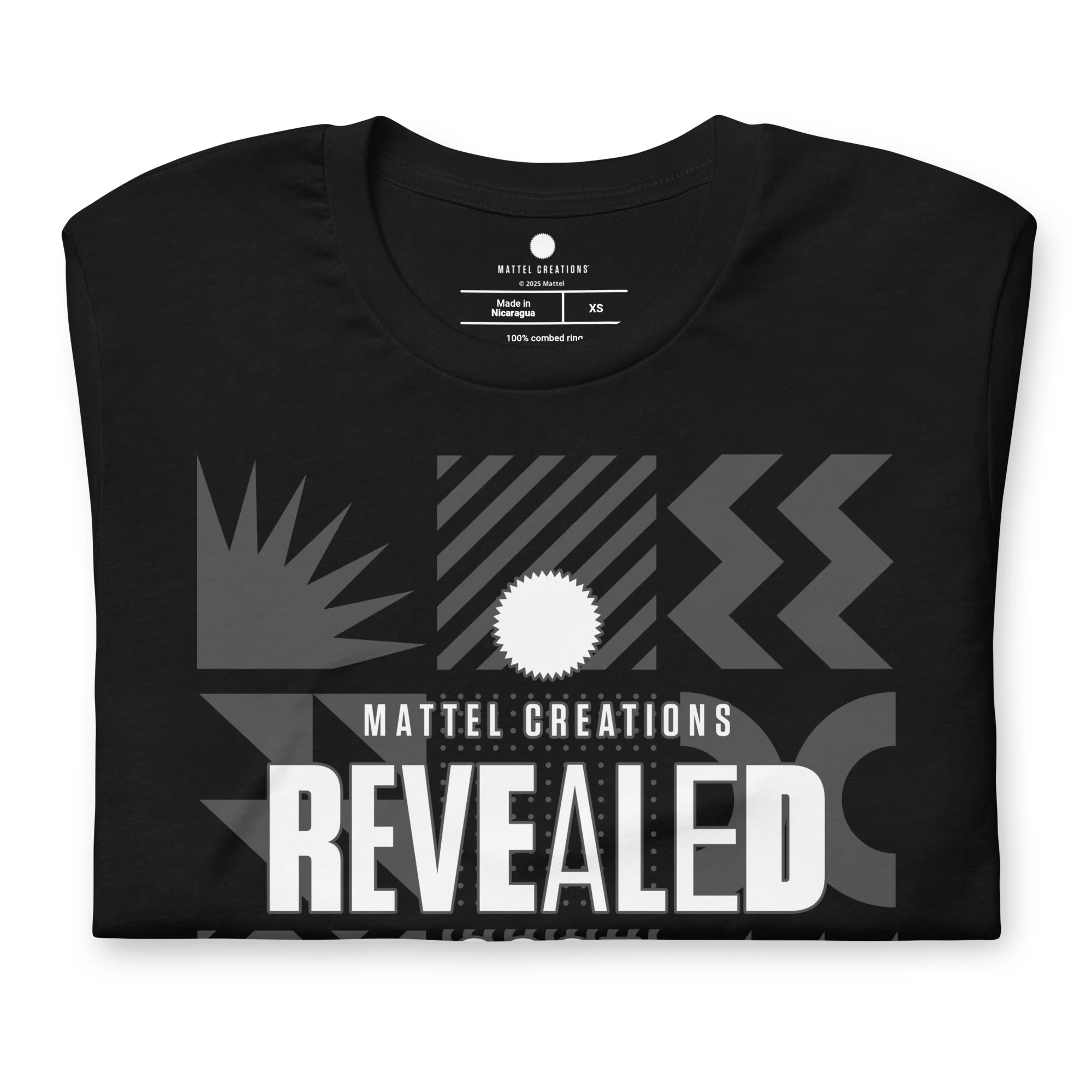 Mattel Creations Mattel Creations Revealed 2025 Black T-Shirt
