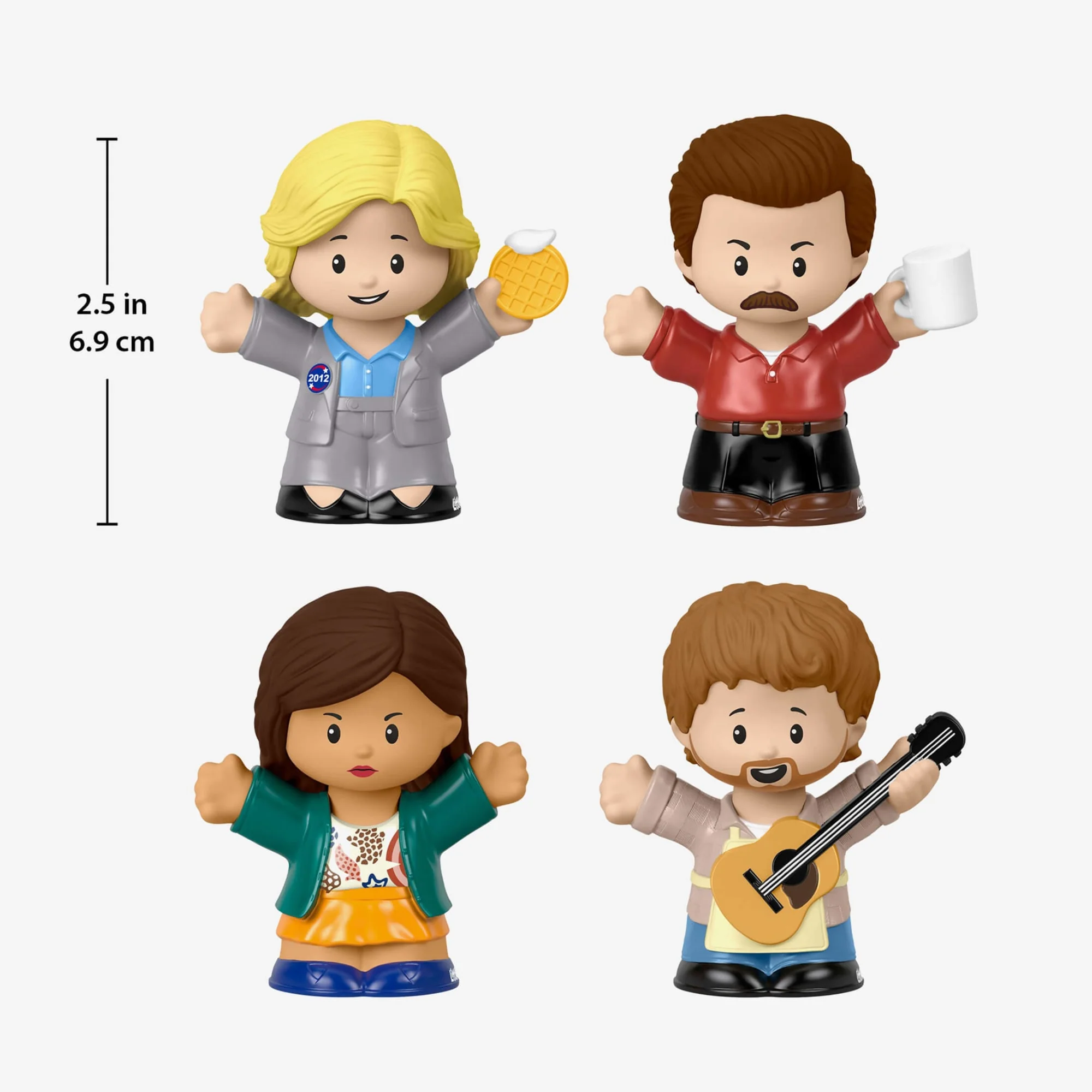 Mattel Creations Fisher-Price Little People Collector Parks and Recreation Set