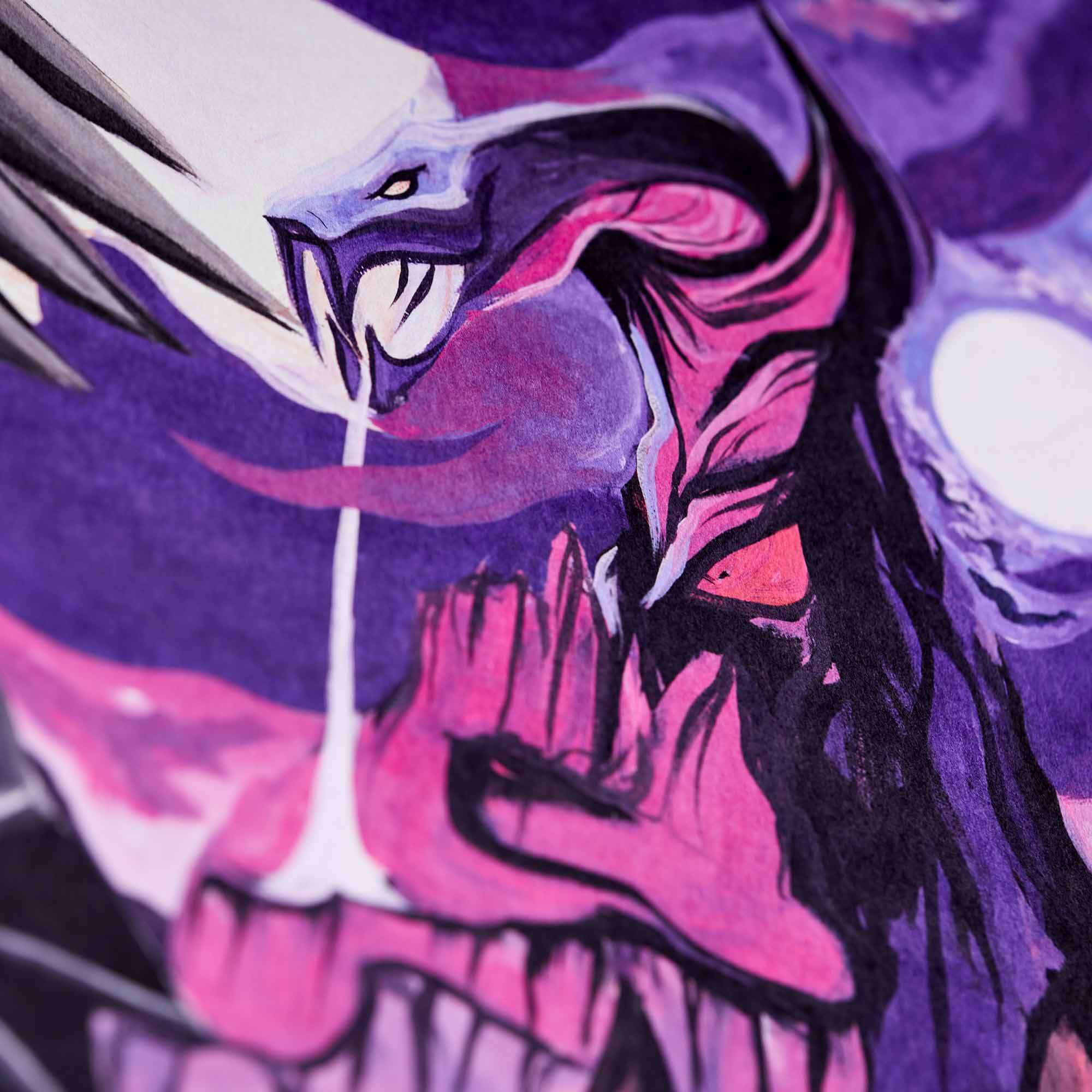 Mattel Creations Gianni Lee X Skeletor Artist Print