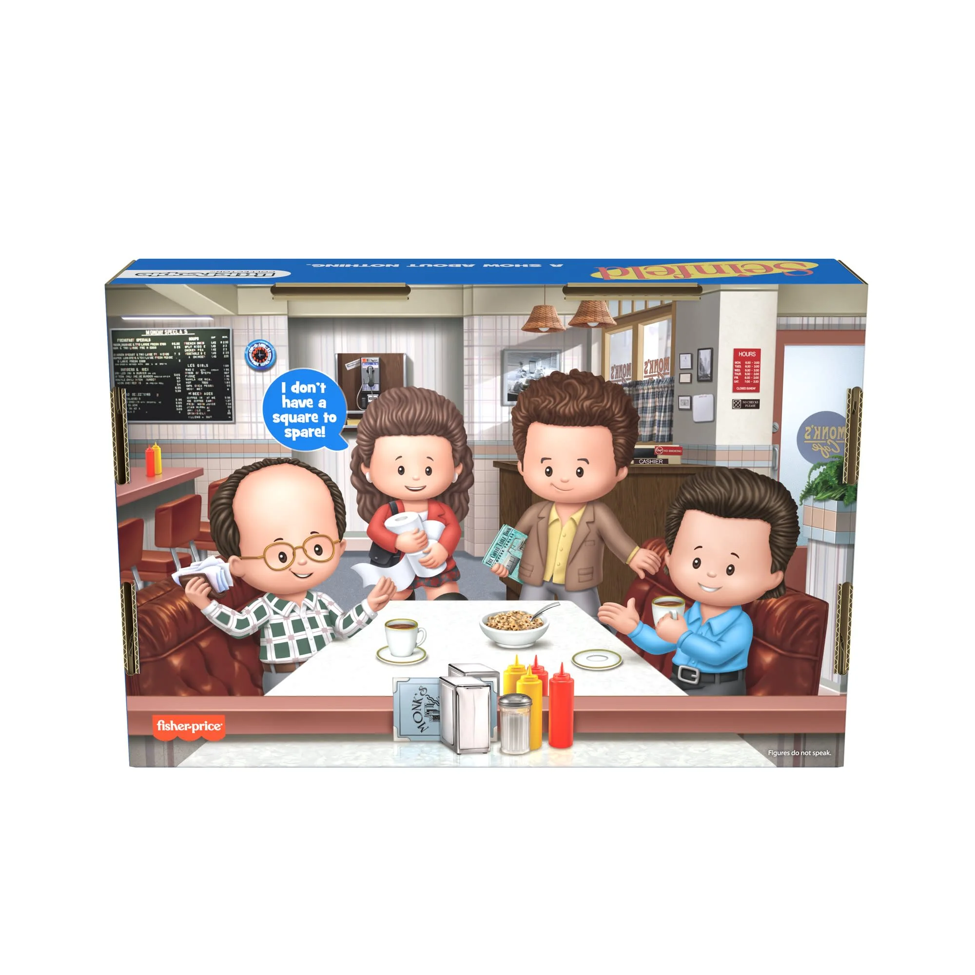Mattel Creations Little People Collector Seinfeld Figures