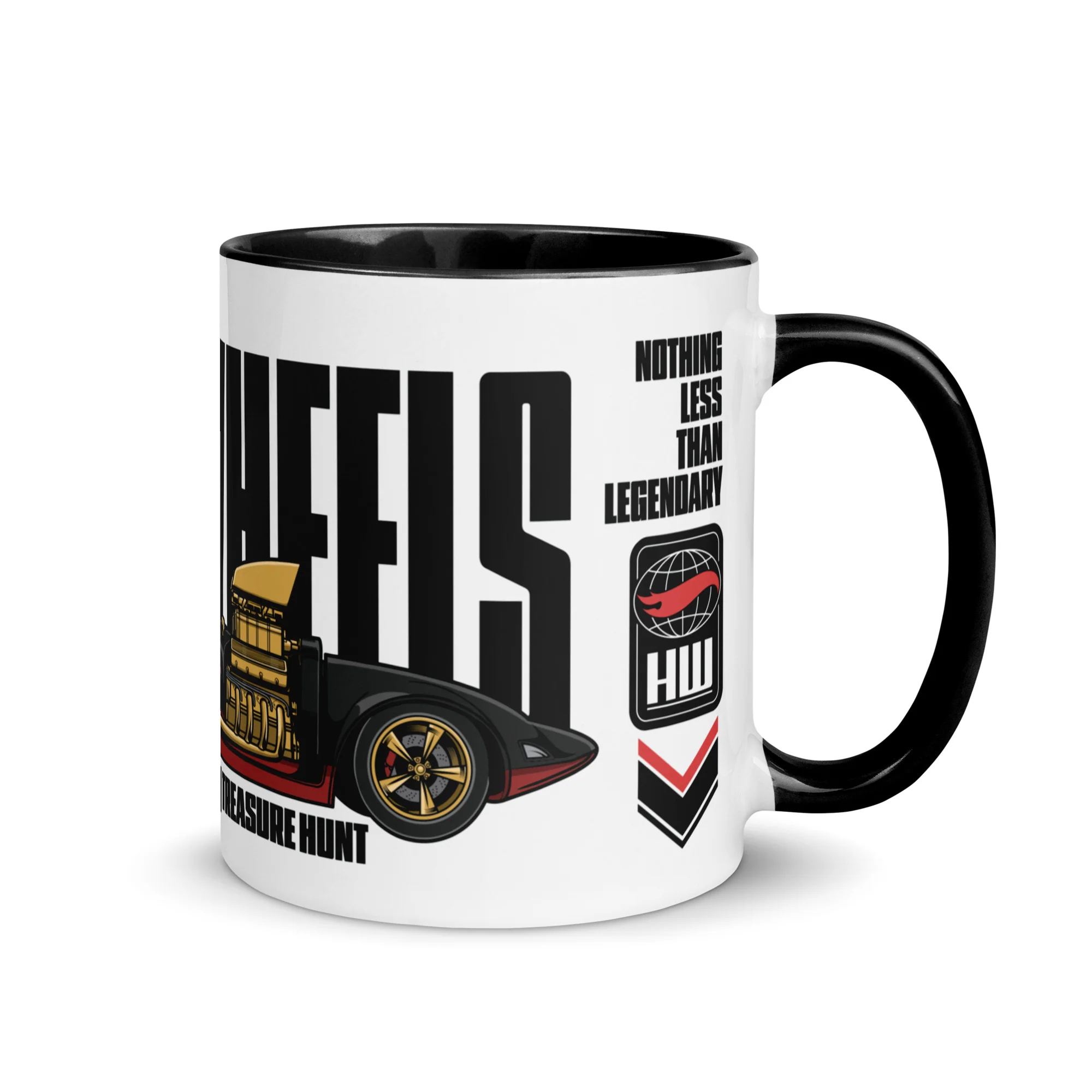 Mattel Creations Hot Wheels Racing White Mug