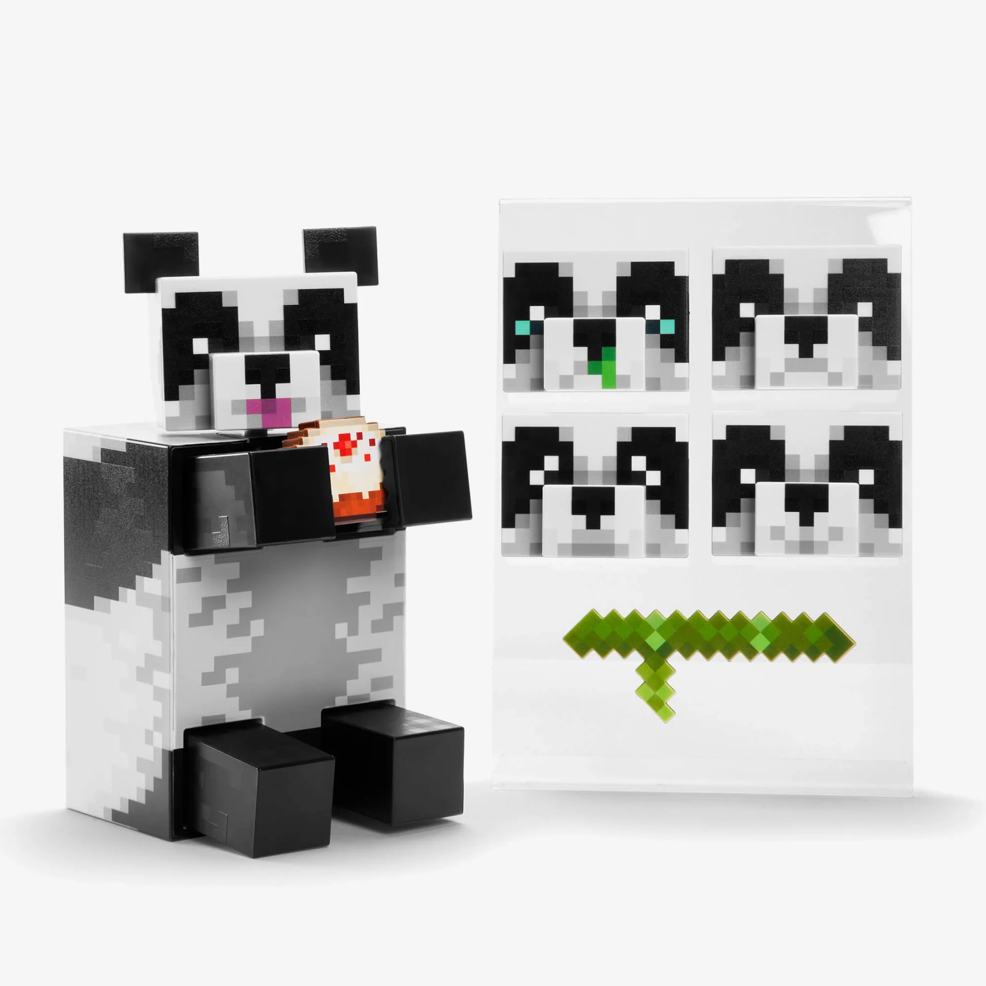 Mattel Creations Minecraft Diamond Level Panda Figure