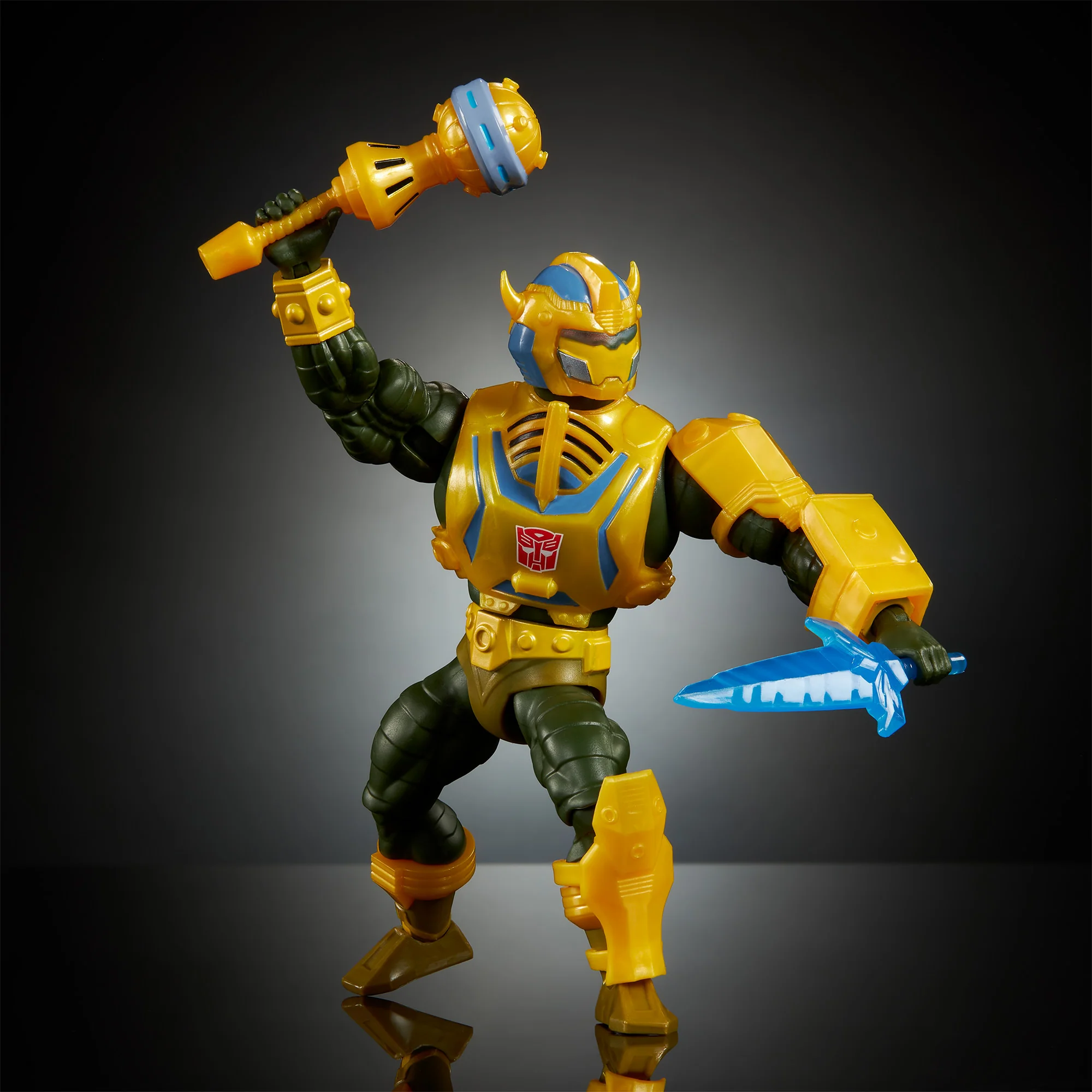 Mattel Creations Masters of the Universe x Transformers Bumblebee Armor Man-At-Arms Action Figure